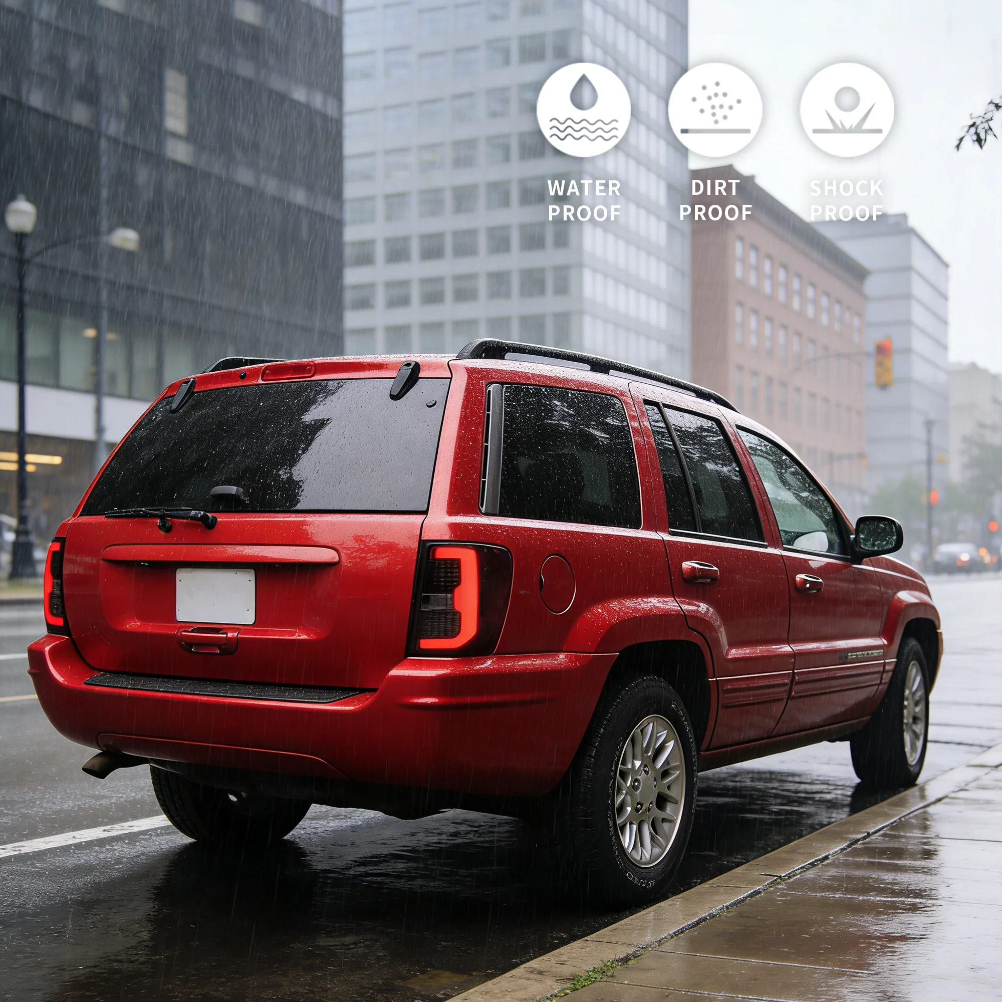 1999-2004 Jeep Grand Cherokee Full LED Taillights - Image 6