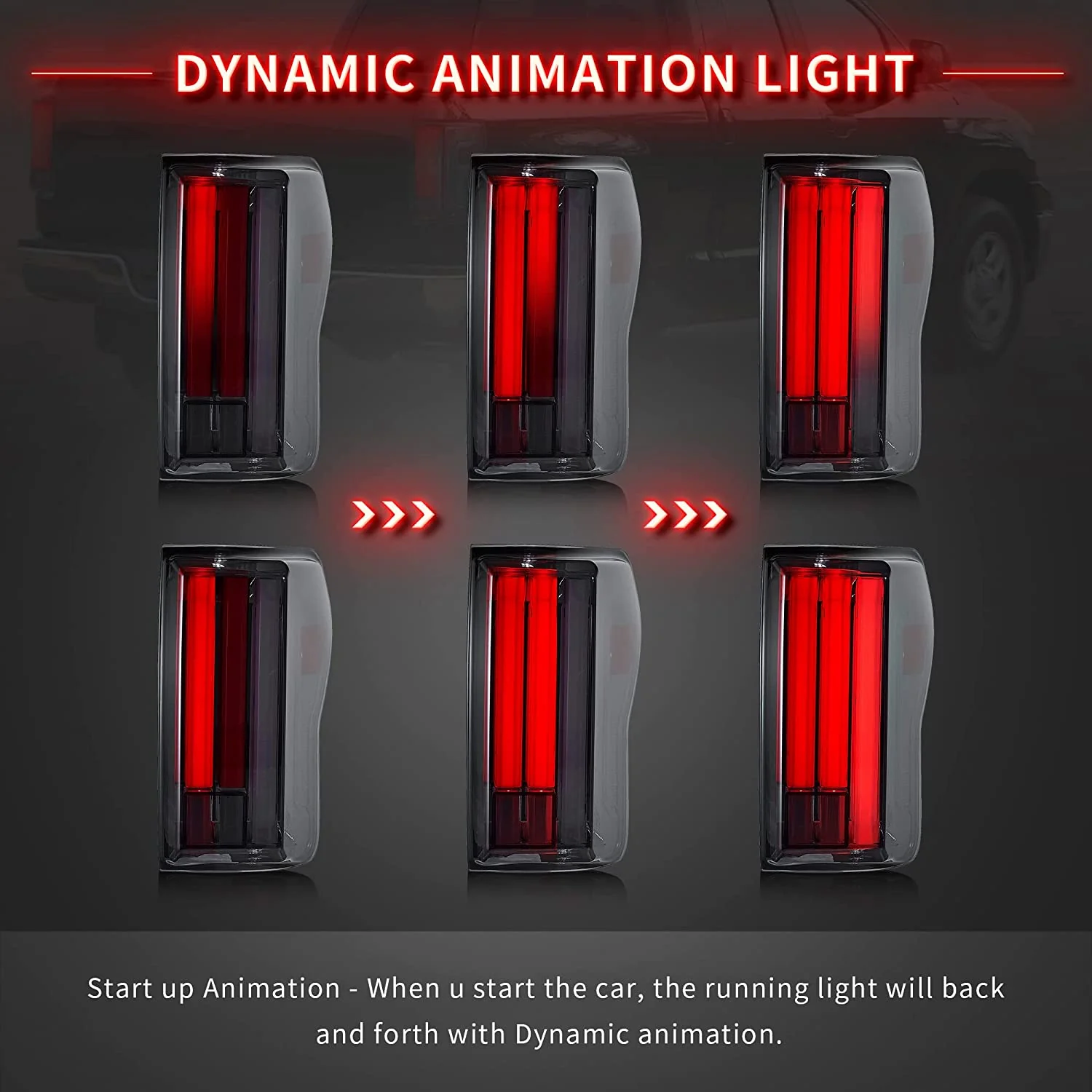 2007-2013 Toyota Tundra LED Taillights W/ Startup Animation - Image 3