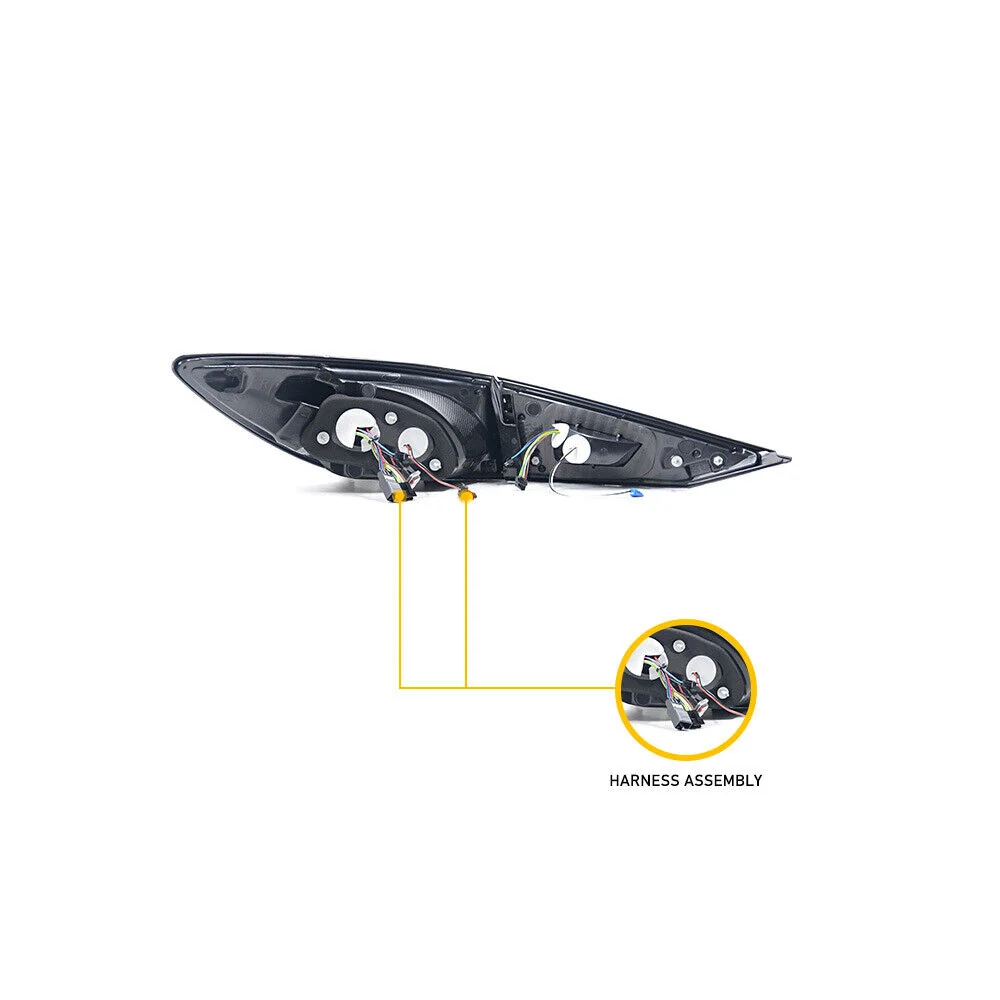 2014-2019 Toyota Highlander LED Taillights Assembly (pair) - Image 9