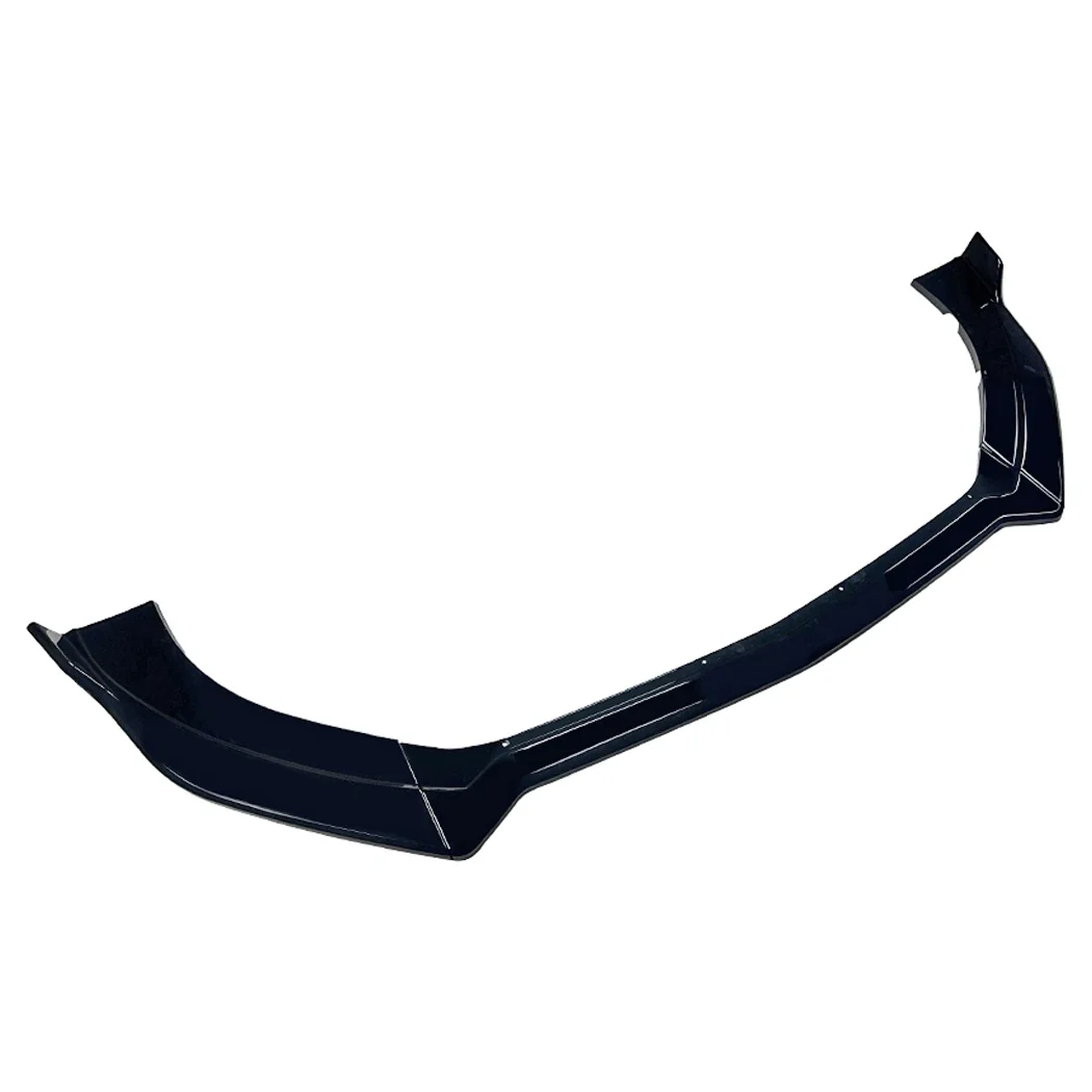 MP Style Front Bumper Lip Spoiler for Ford Mustang 2015-2017 - 3-Piece Aerodynamic Front Splitter Kit (Matte Black) - Image 3