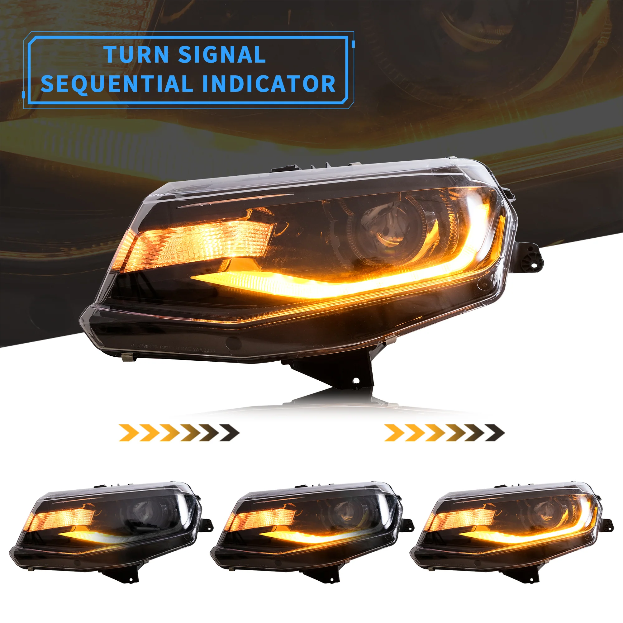 VLAND LED Headlights For 2016-2018 Chevrolet Camaro - Image 3