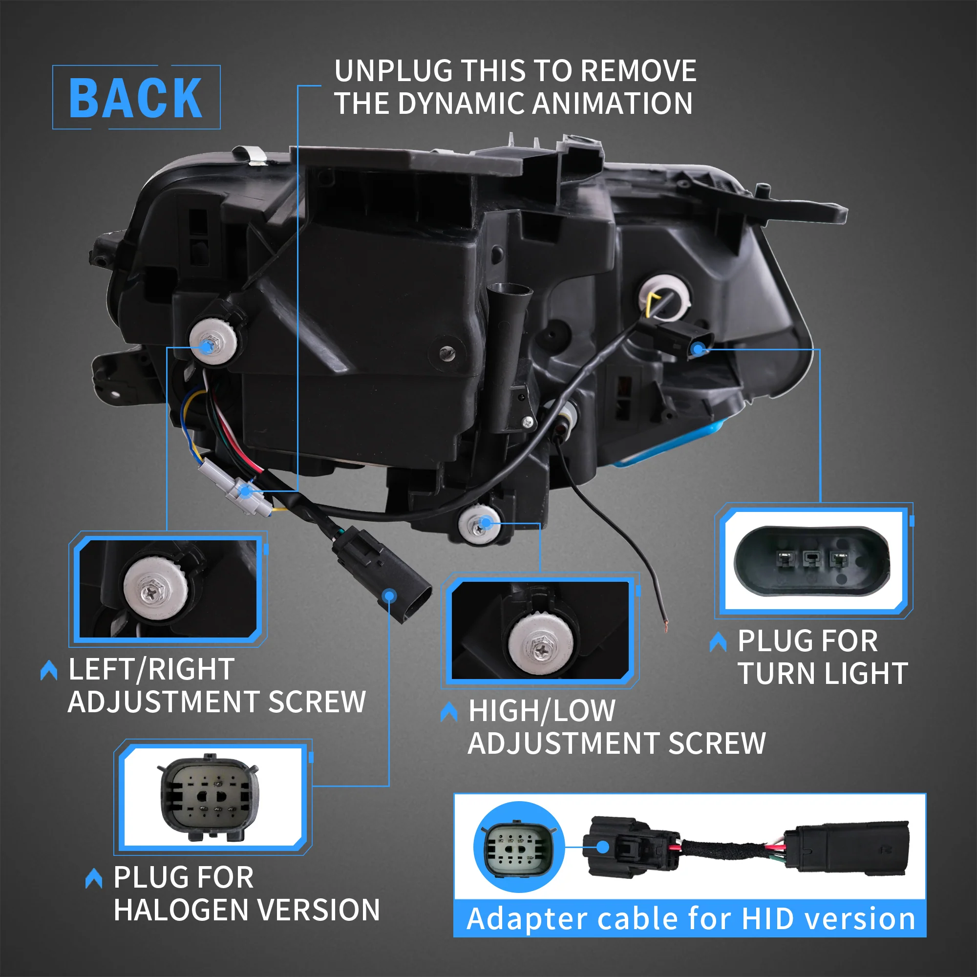 VLAND LED Headlights For 2016-2018 Chevrolet Camaro - Image 5