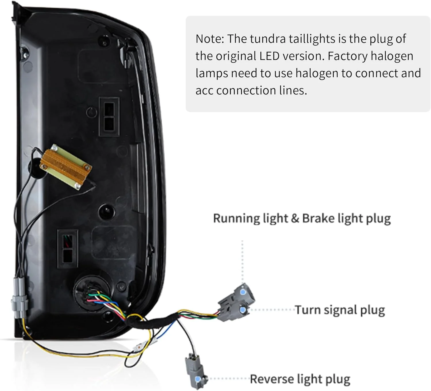 VLAND LED Headlights and Taillights For 2014-2021 Toyota Tundra - Image 8