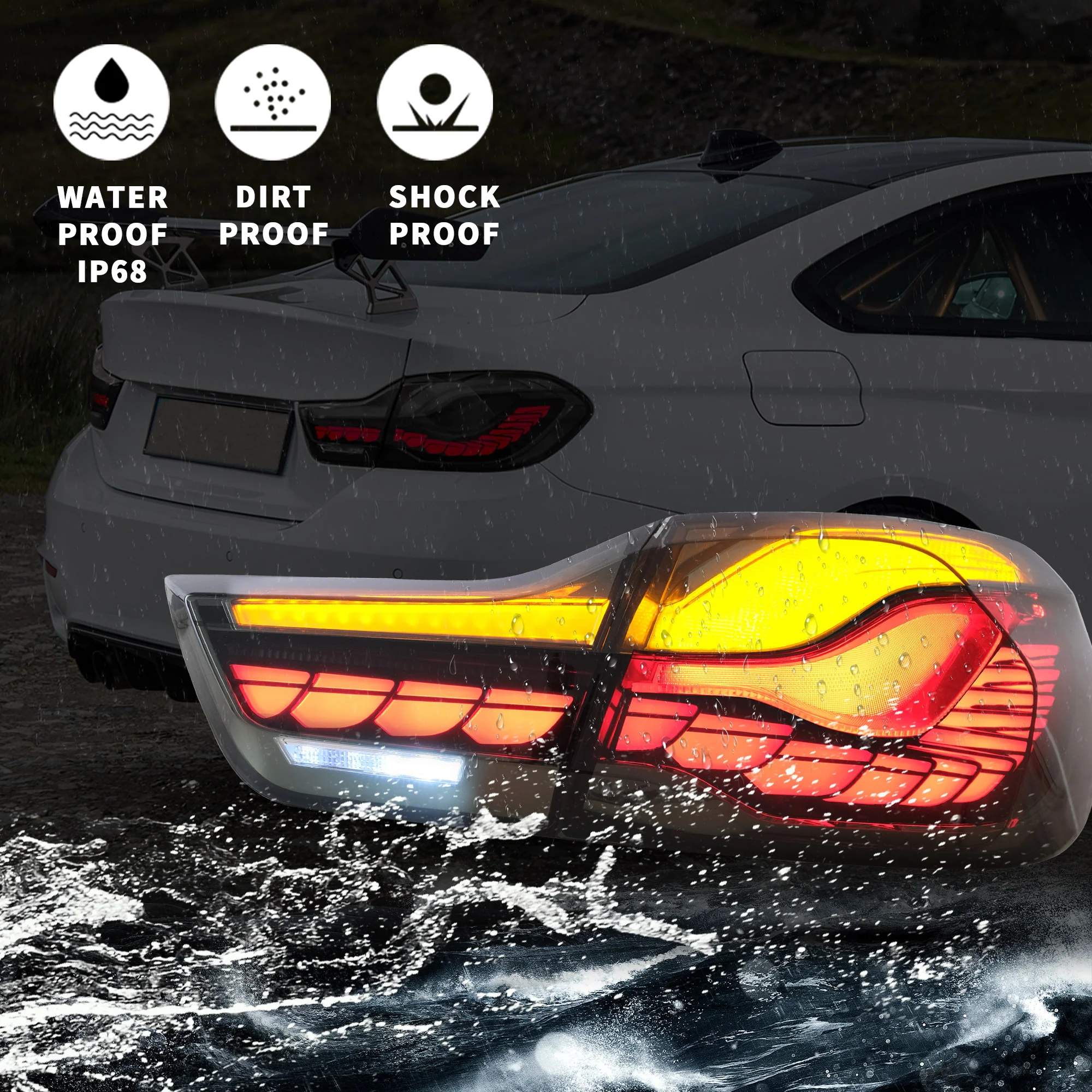 VLAND LED taillights for BMW 4 series 2014-2020 f32 f33 f36 m4 f82 f83 - Image 8