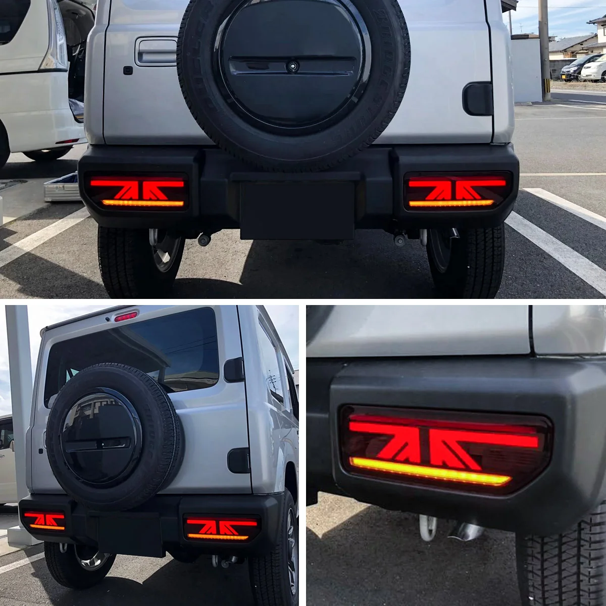 VLAND LED Rear Tail Lights For Suzuki Jimny 2018-2023 Turn Signals With Sequential Indicators Aftermarket Tail lamps - Image 3