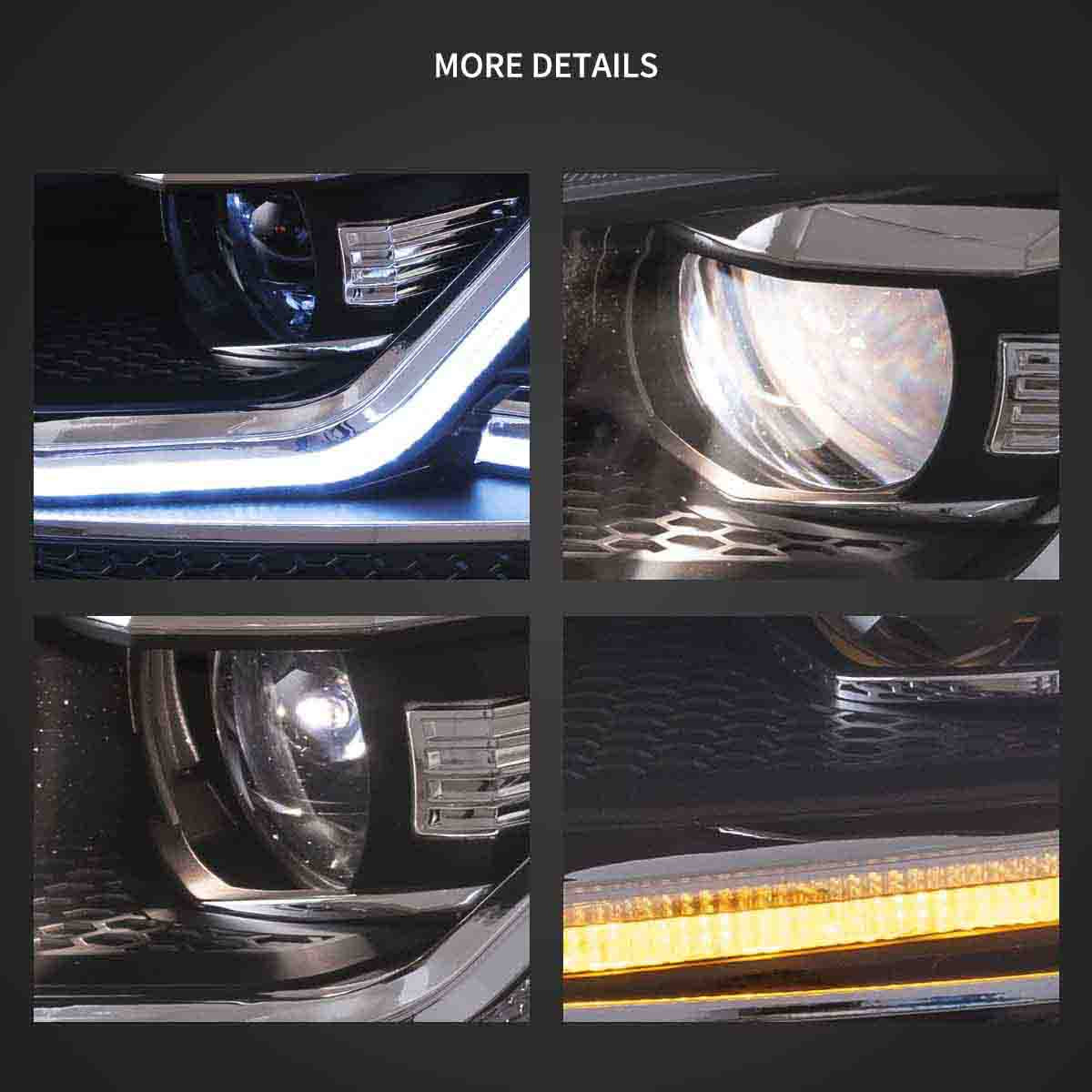 VLAND Full LED Headlights For 2018-2021 Volkswagen Golf MK7.5 Halogen Models - Image 5