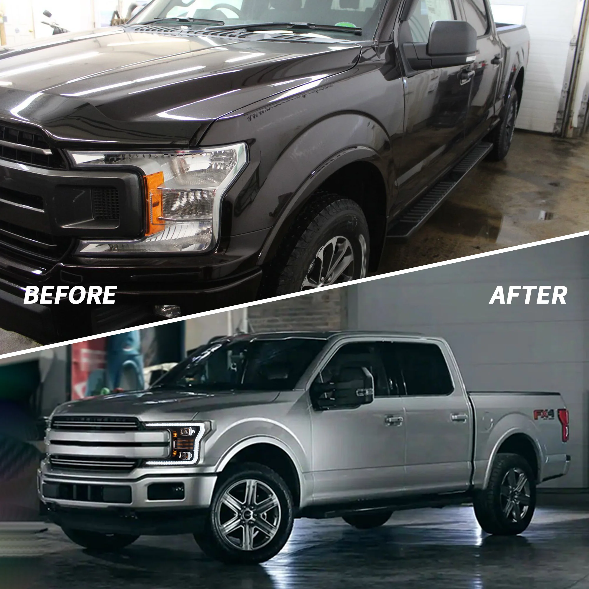 VLAND LED Projector Headlights For 2018-2020 Ford F150 - Image 6