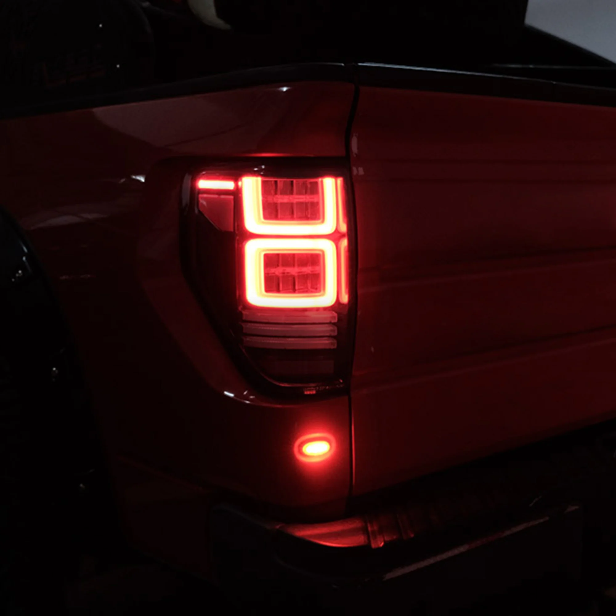 VLAND LED Tail Lights For 2009-2014 Ford F150 W/Red Turn Signal - Image 9