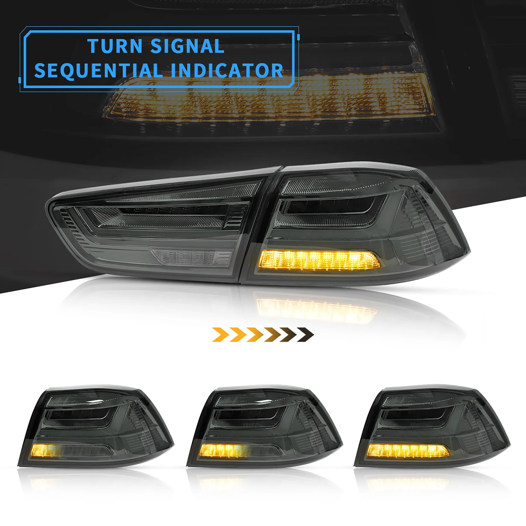 VLAND LED Tail lights For Mitsubishi Lancer 2008-2017 Rear Lamps Assembly - Image 5