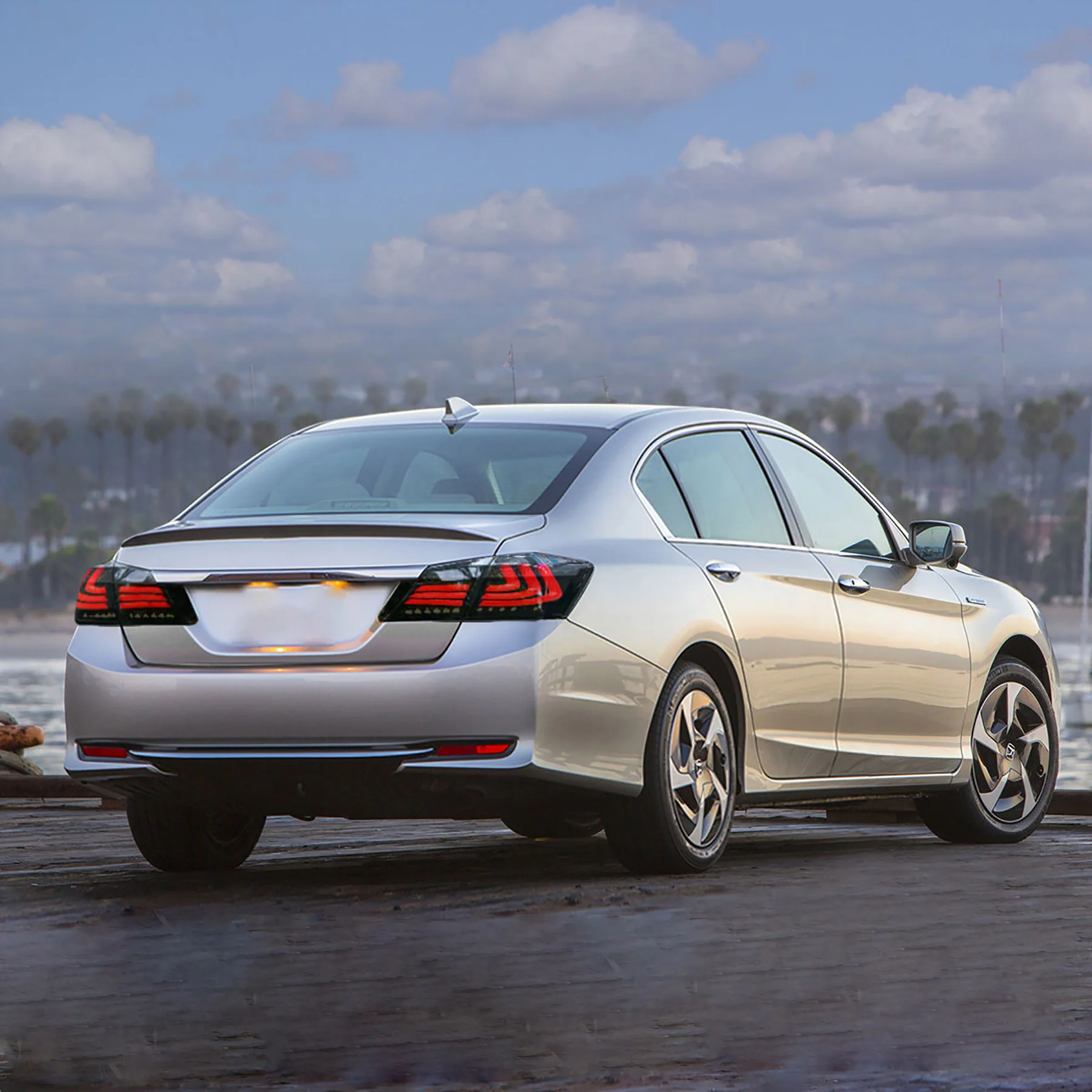 VLAND LED Taillights For 2013-2015 Honda Accord W/Sequential Turn Signals - Image 4
