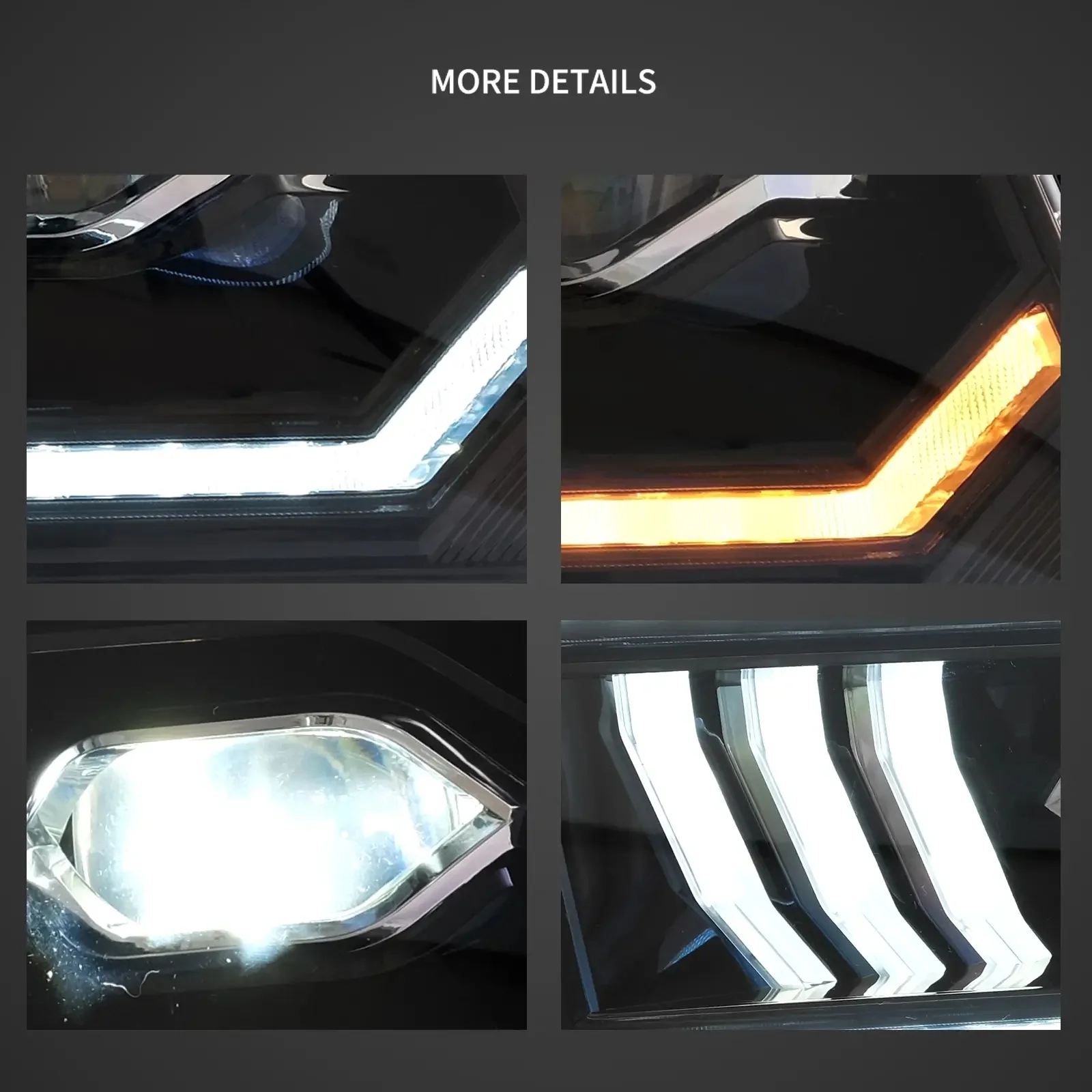 VLAND LED Headlights For 2005-2009 Ford Mustang - Image 6