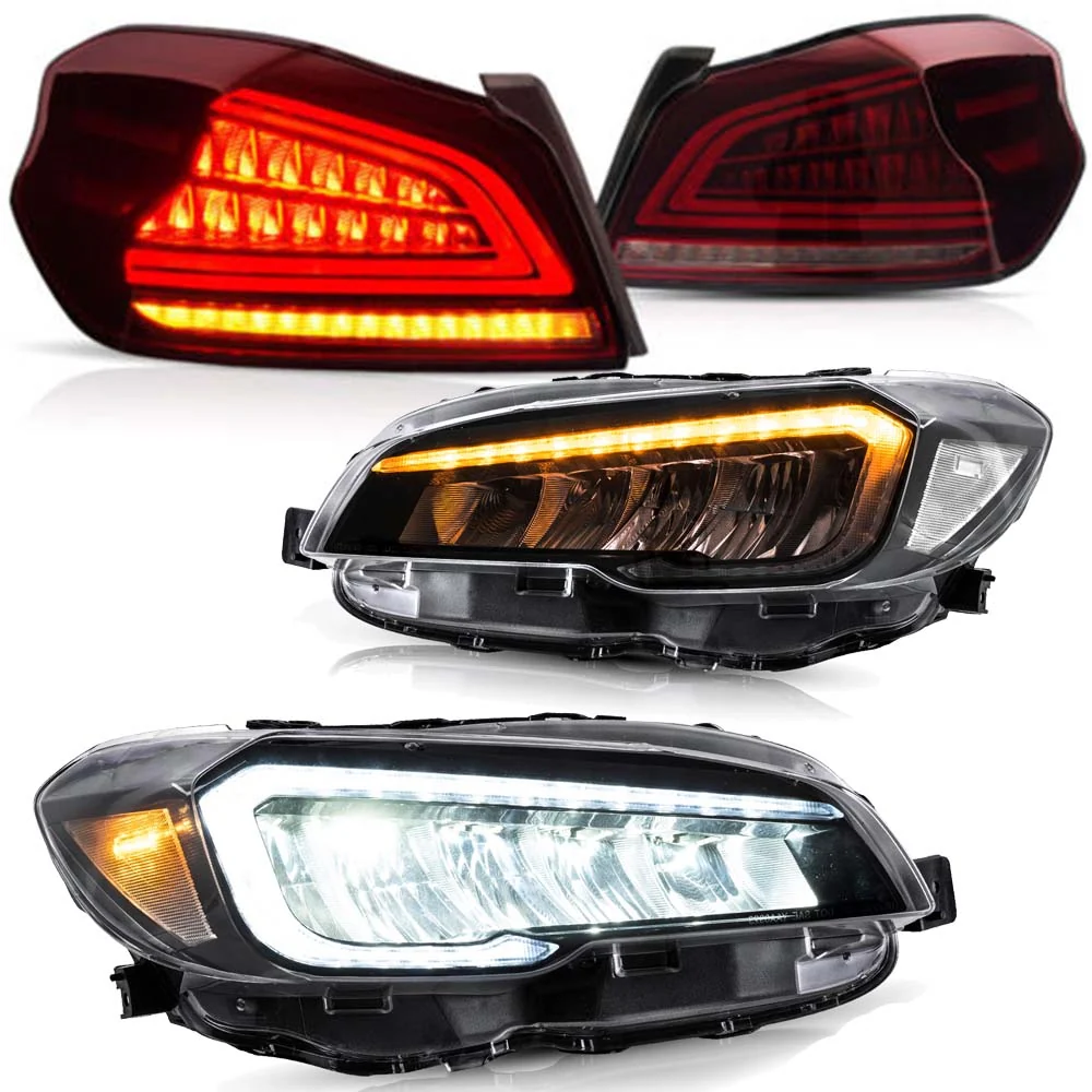 VLAND LED Headlights+Taillights For 2015-2021 Subaru WRX - Image 5