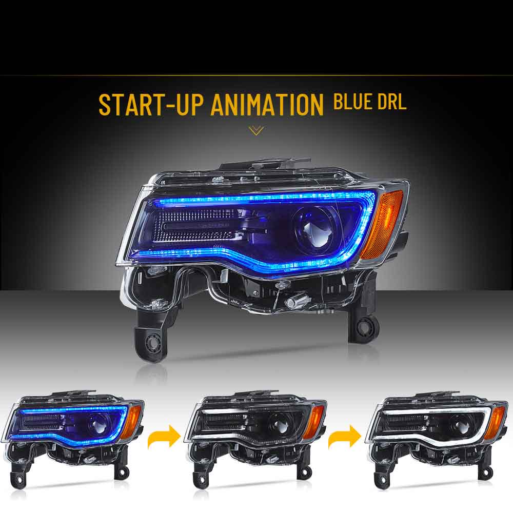 VLAND LED Headlights For 2014-2022 Jeep Grand Cherokee (WK2) - Image 6