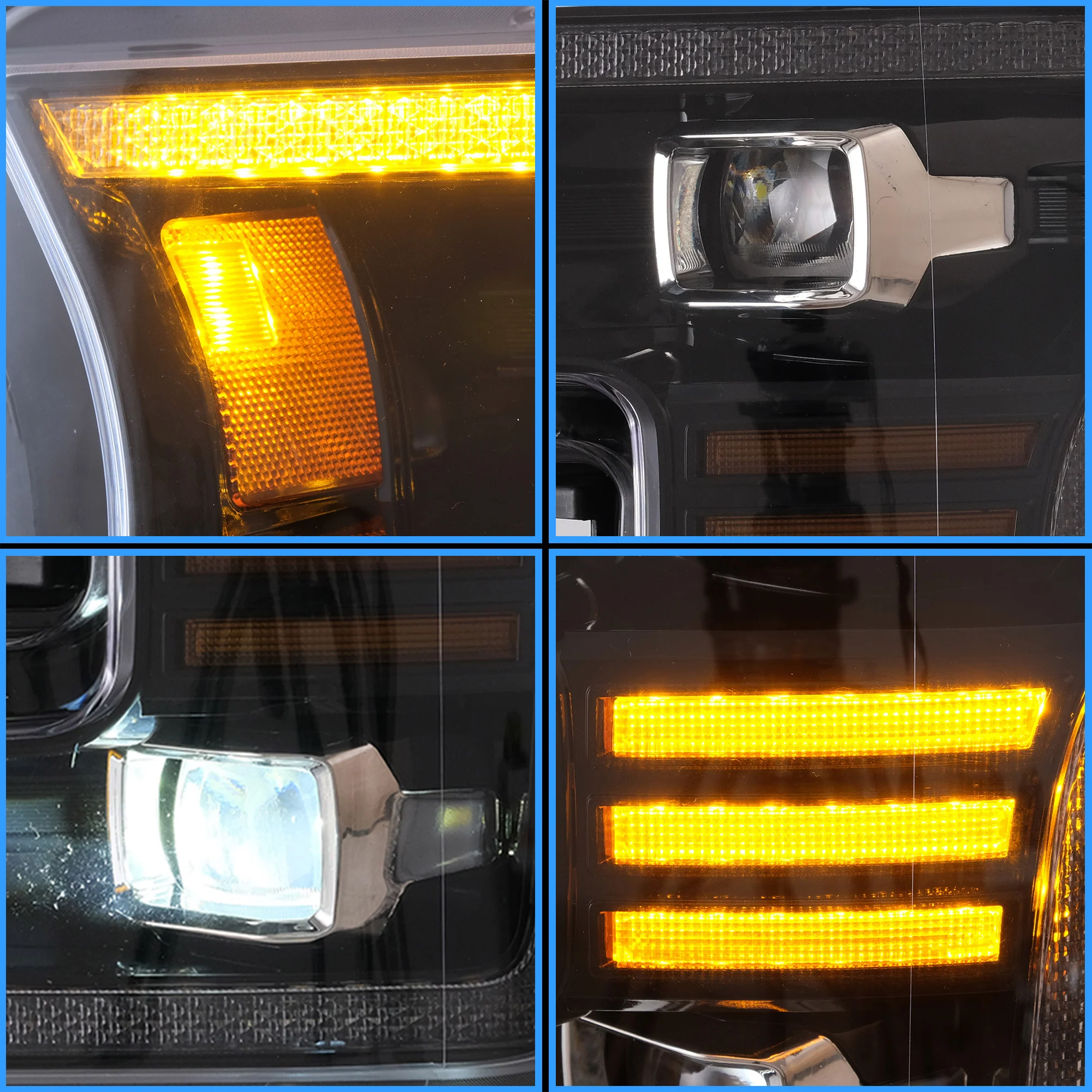 VLAND LED Headlights For 2015-2017 Ford F150 Halogen Models - Image 7