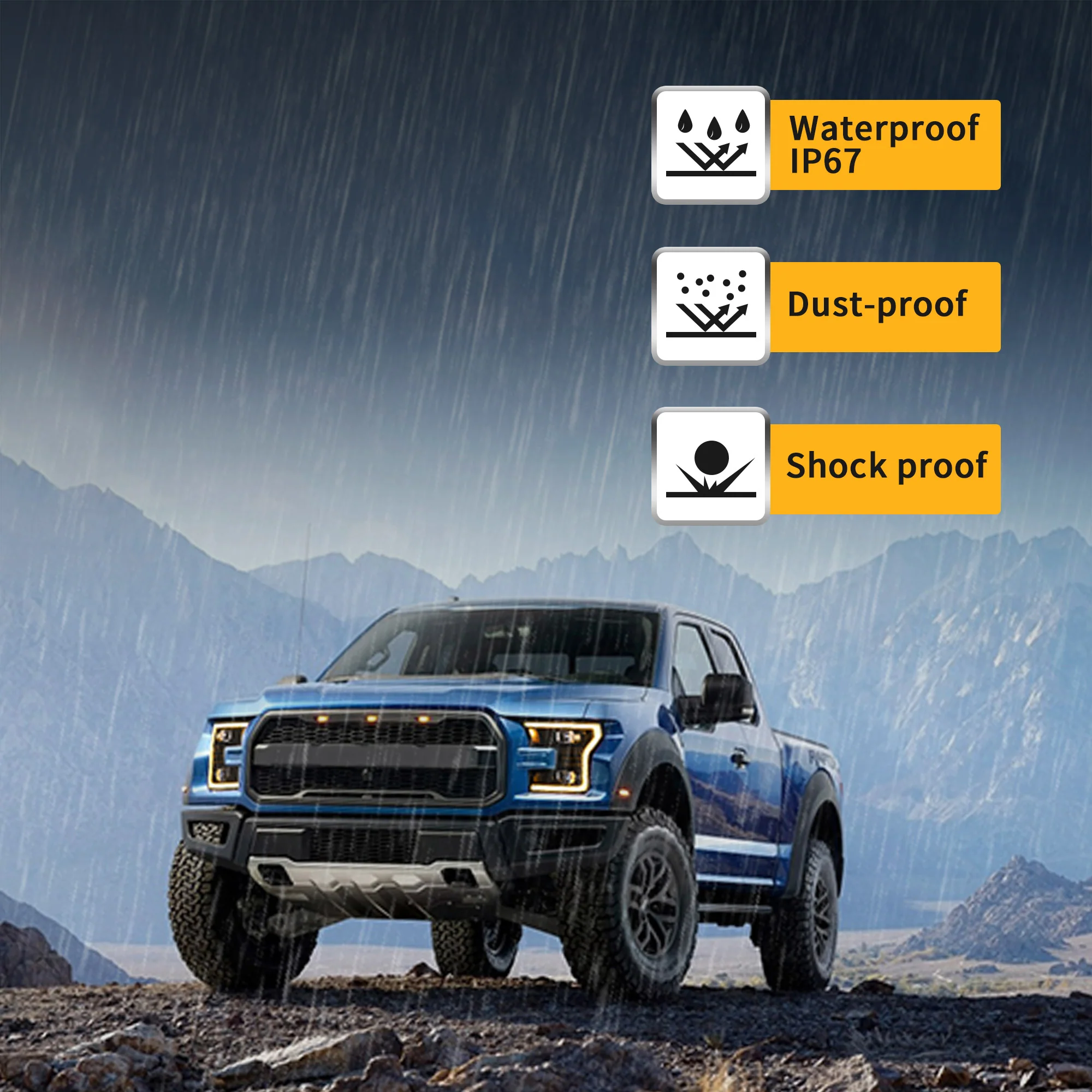VLAND LED Headlights For 2015-2017 Ford F150 Halogen Models - Image 8