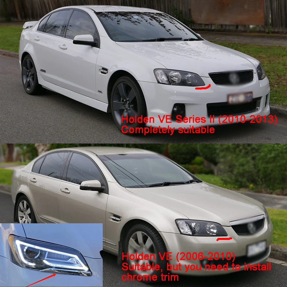 VLAND LED Headlights For 2006-2013 Holden Commodore VE - Image 2