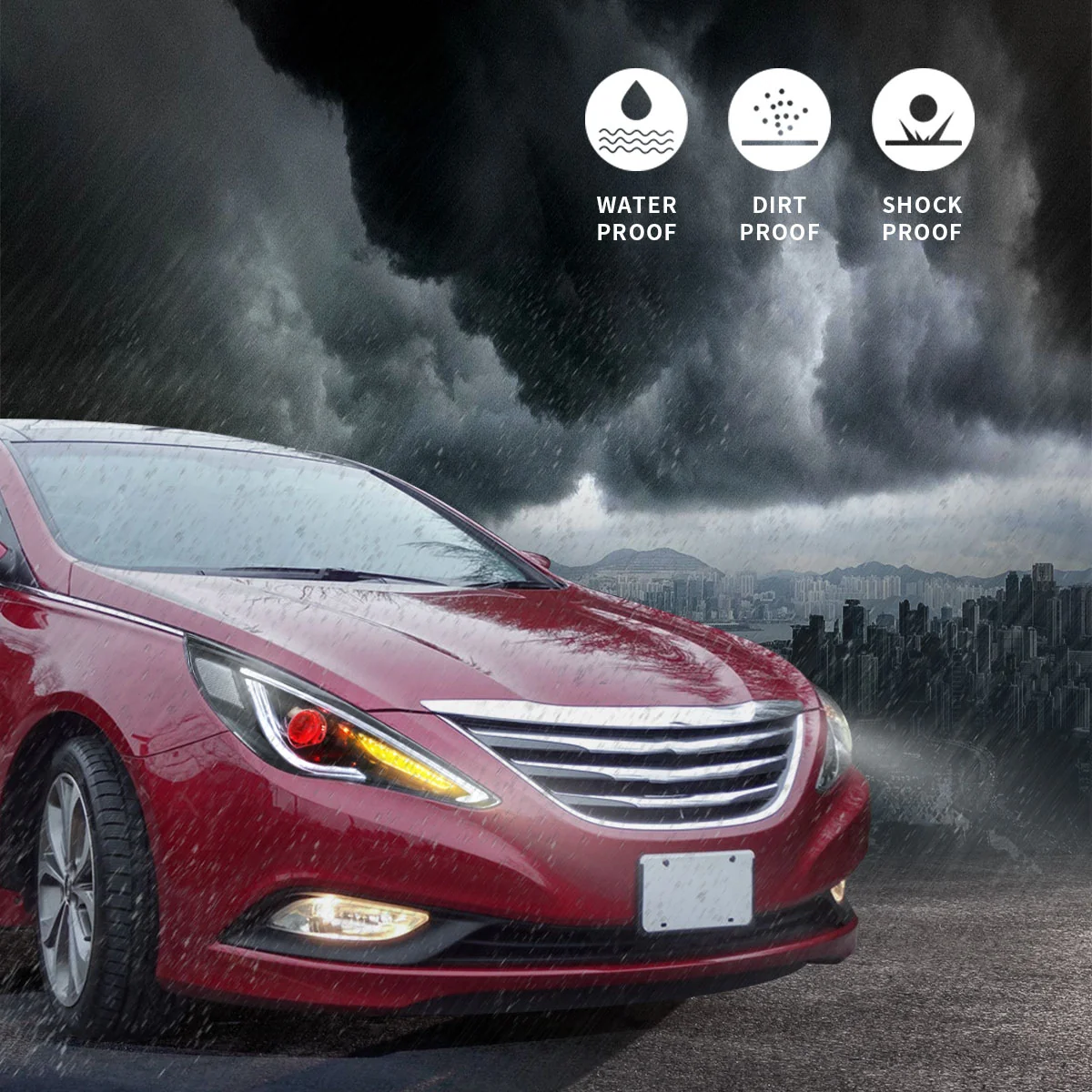VLAND LED Headlights For 2011-2014 Hyundai Sonata Front Lights Except Hybrid Model - Image 7
