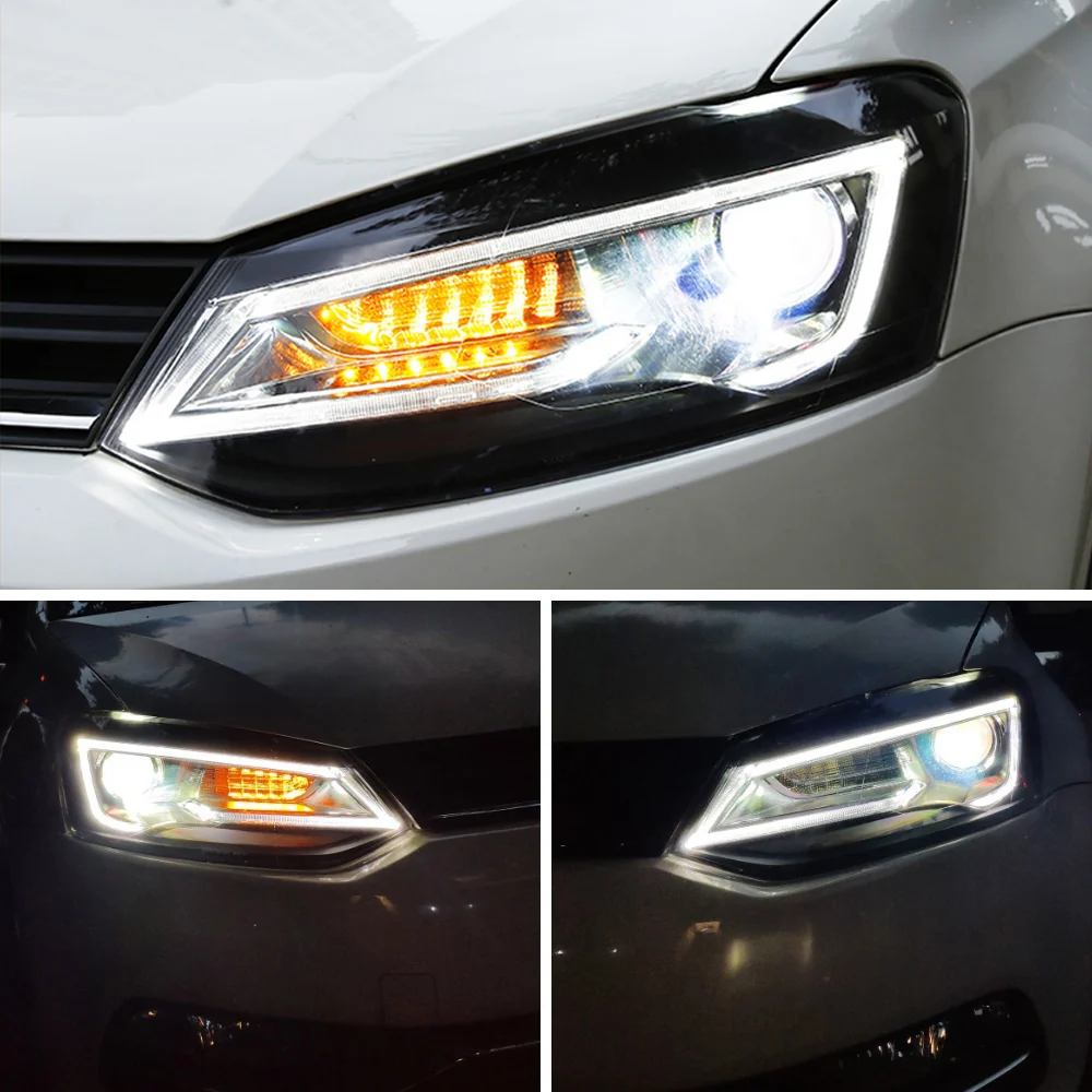 VLAND LED Headlights For 2009-2017 Volkswagen Polo MK5 - Image 4