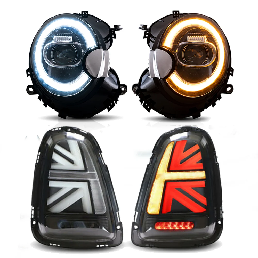 VLAND LED Headlights+Taillights For 2007-2013 Mini Cooper(Hatch) R56 R57 R58 R59 - Image 2