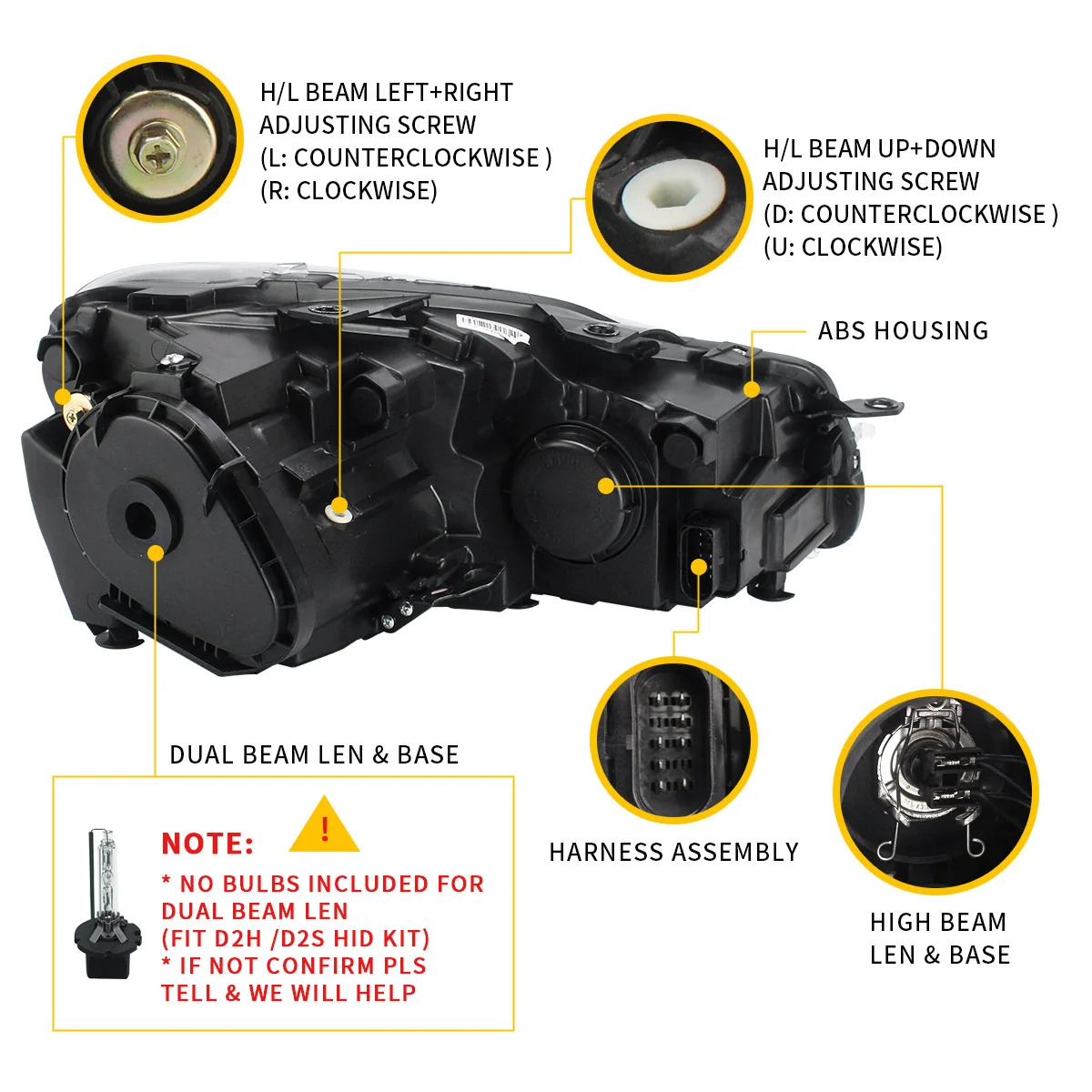 VLAND LED Headlights And Taillights For 2009-2014 Volkswagen Golf MK6 - Image 9