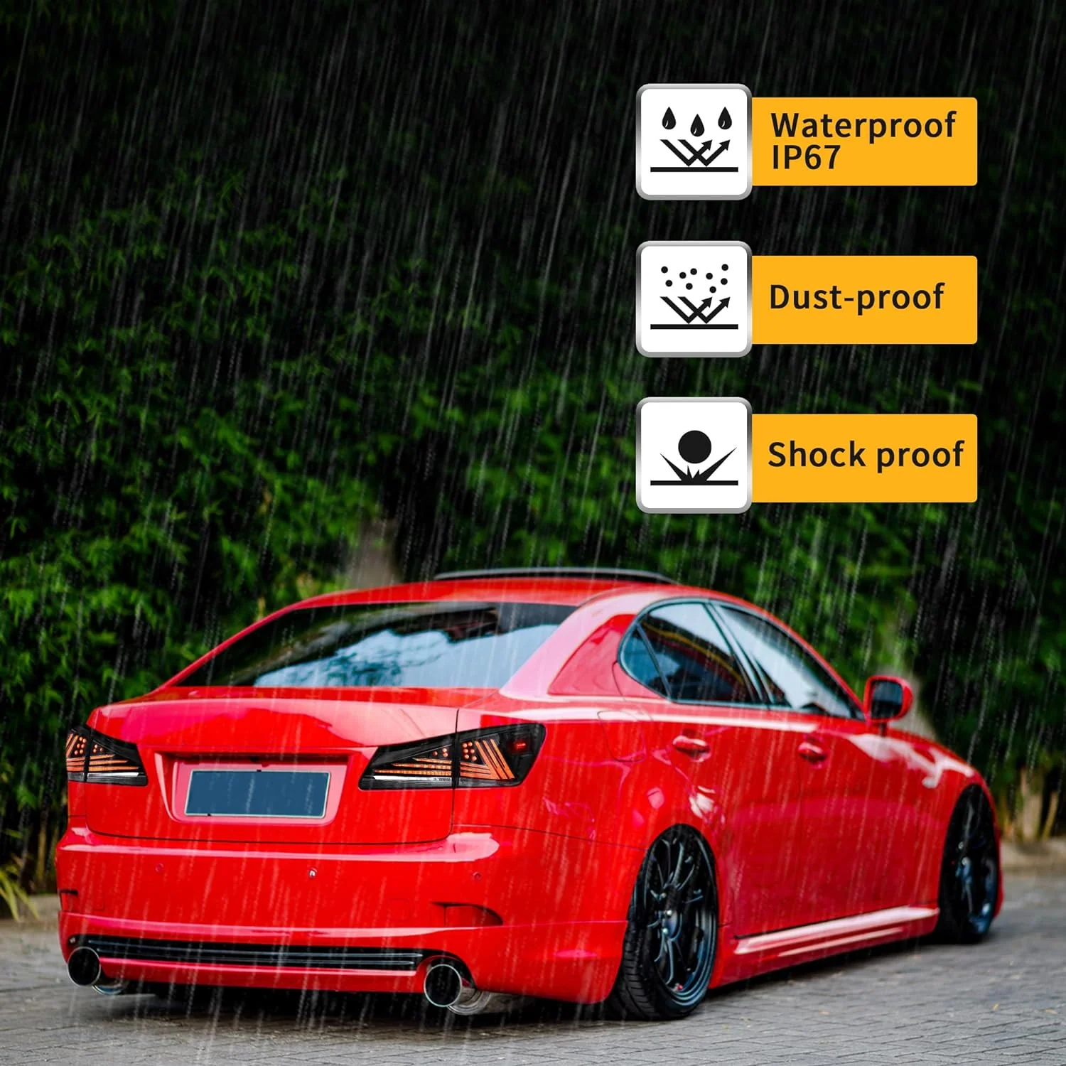 VLAND LED Headlights & Taillights For 2006-2013 Lexus IS250/350/F - Image 10
