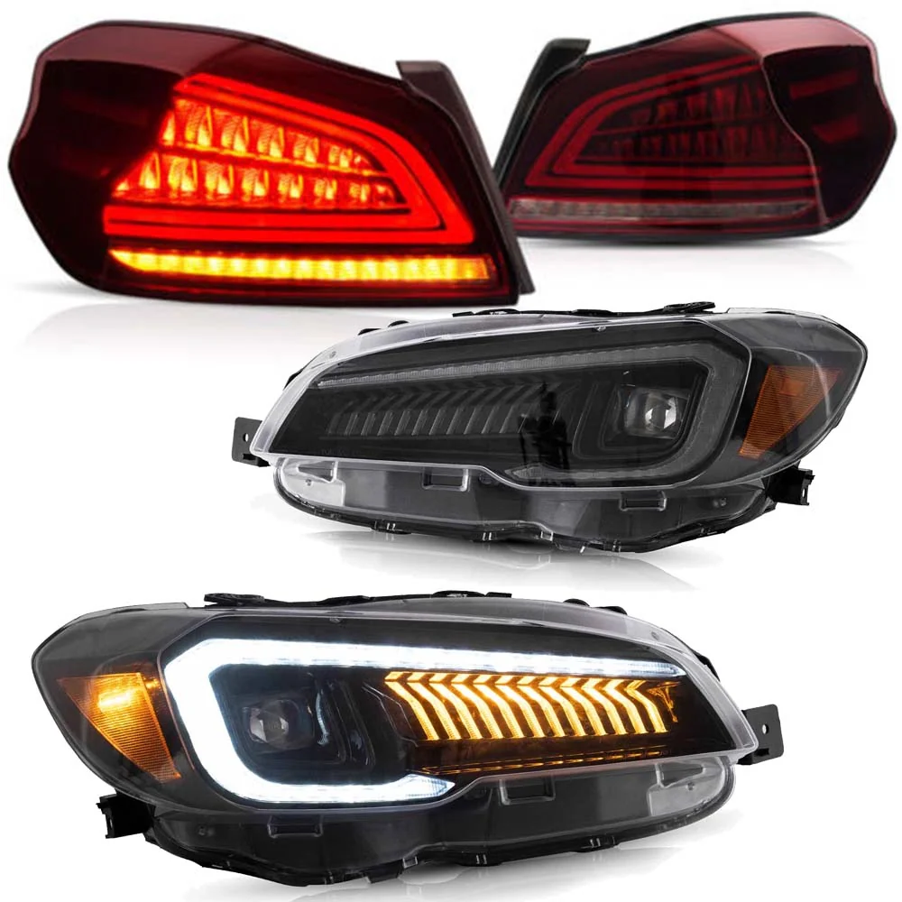 VLAND LED Headlights+Taillights For 2015-2021 Subaru WRX - Image 5