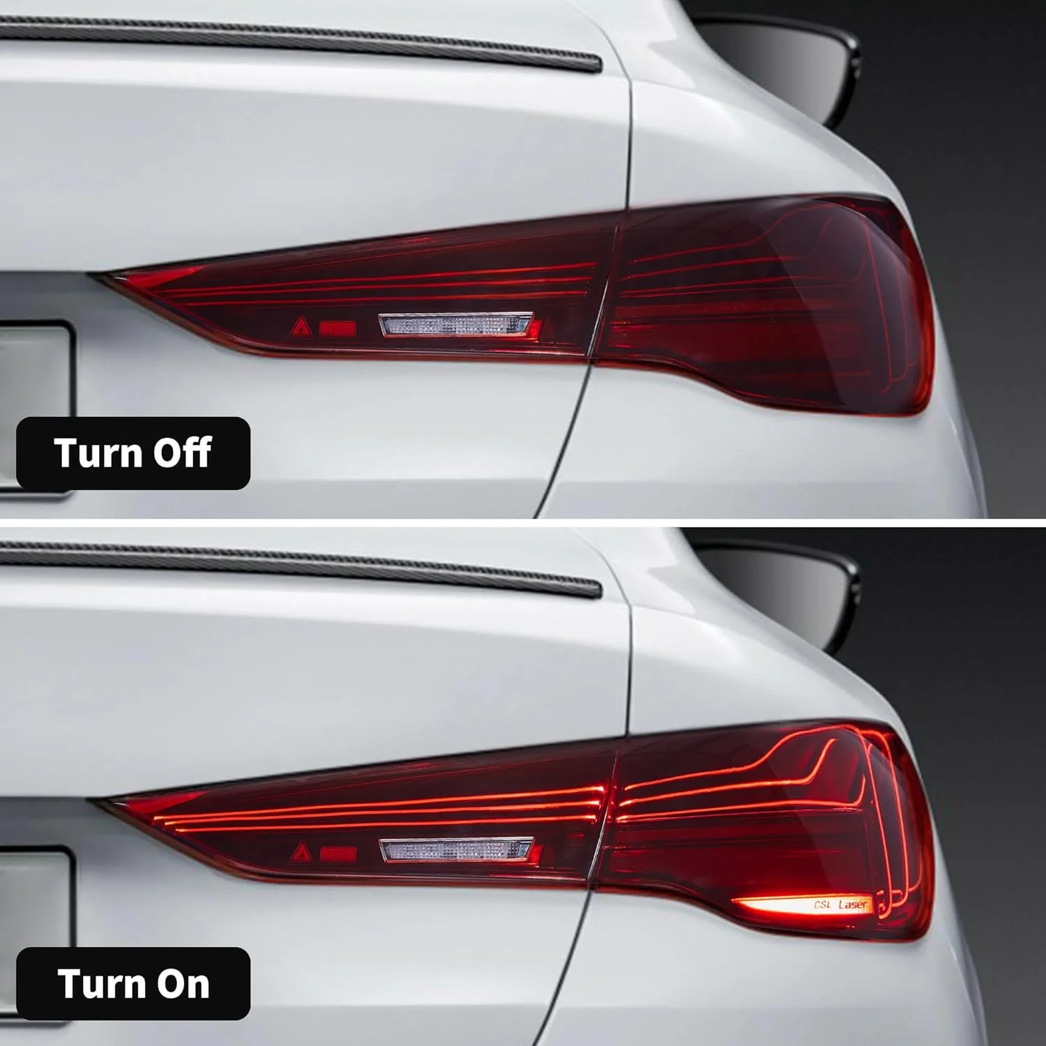 VLAND LED Taillights CSL Style For 2021-2024 BMW 4-Series G22/G23/G26/G82/G83 I4 M4 - Image 4