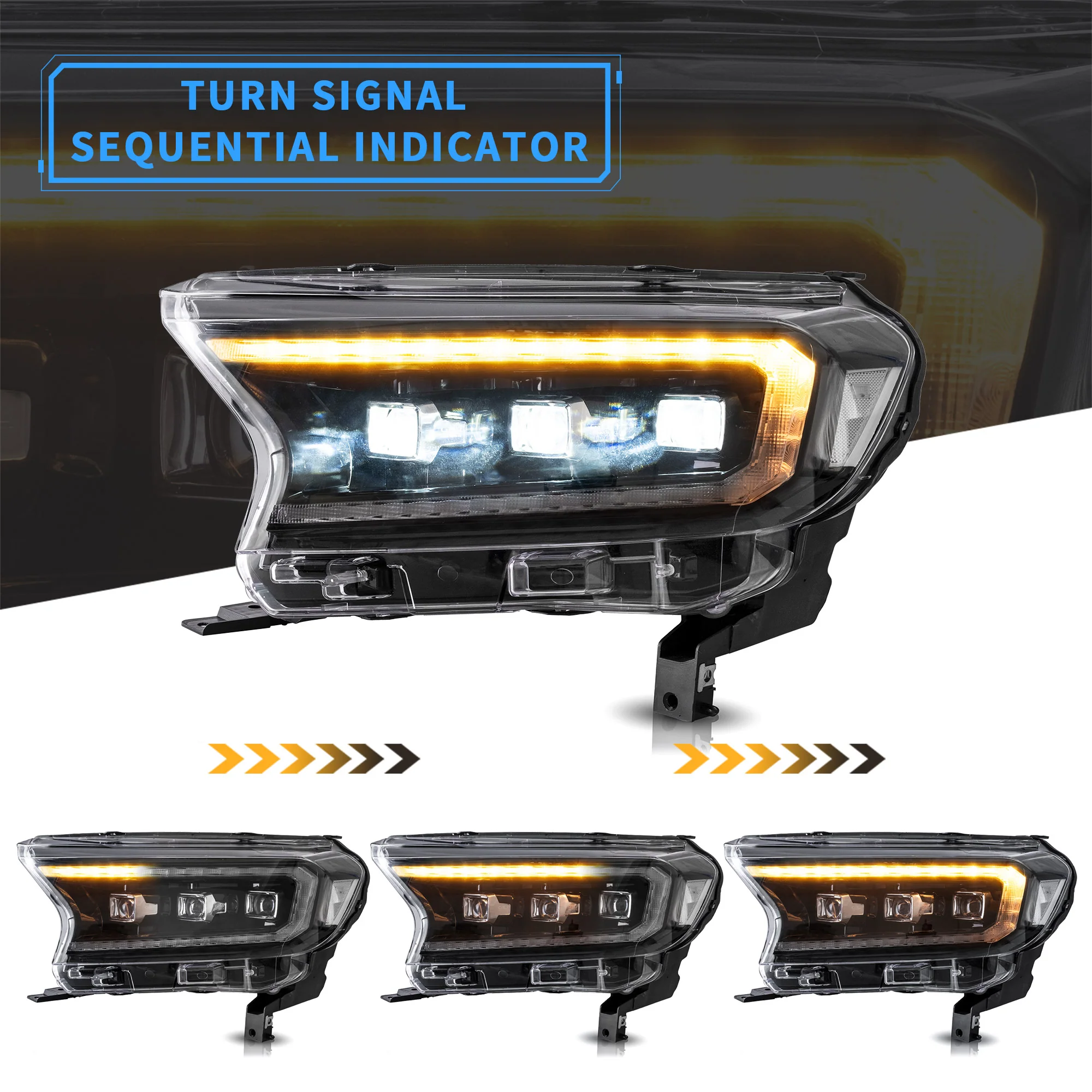 VLAND LED Projector Headlights For 2015-2023 Ford Ranger [International Edition] - Image 10
