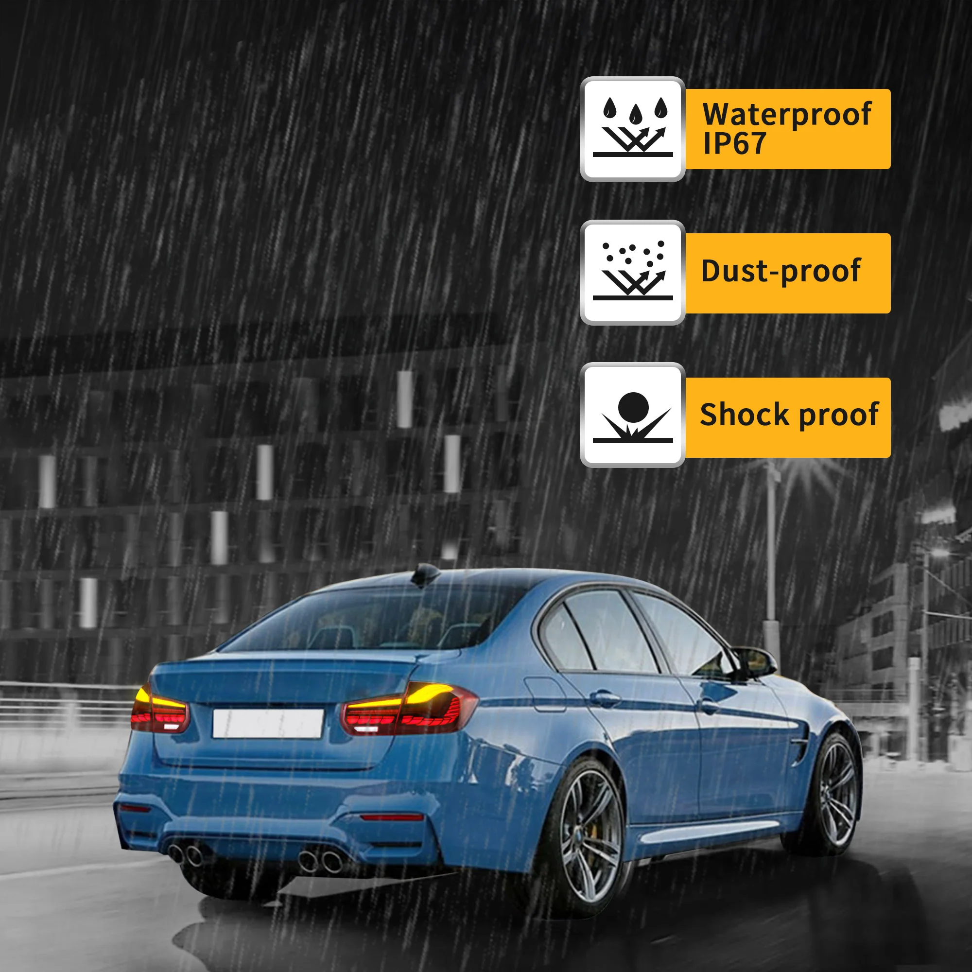 VLAND LED Tail Lights For 2012-2019 BMW 3 Series F30 F80 M3 - Image 10