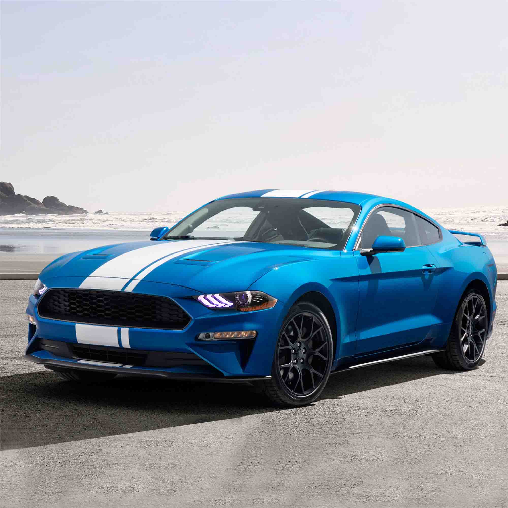 VLAND LED RGB Headlights For Ford Mustang 2018-2023 (S550 Facelift) - Image 9