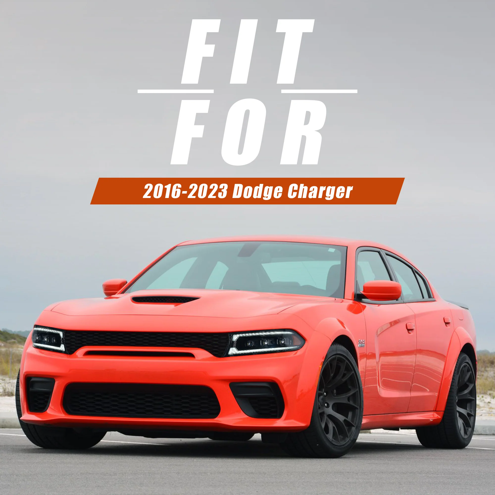 VLAND LED Projector Headlights For 2015-2023 Dodge Charger Halogen Models - Image 9