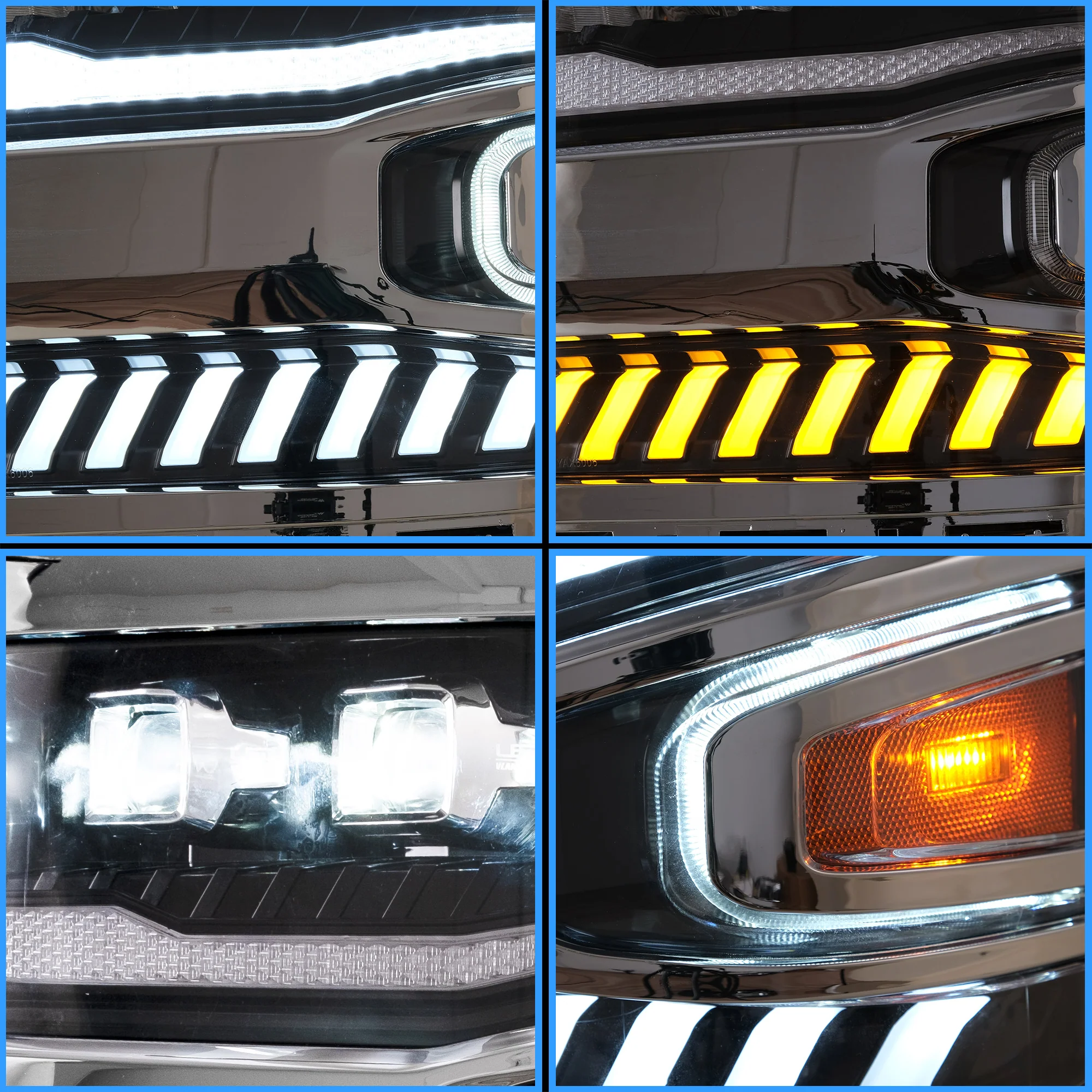 VLAND LED Projector Headlights For 2016-2018 Chevrolet Silverado 1500 - Image 7