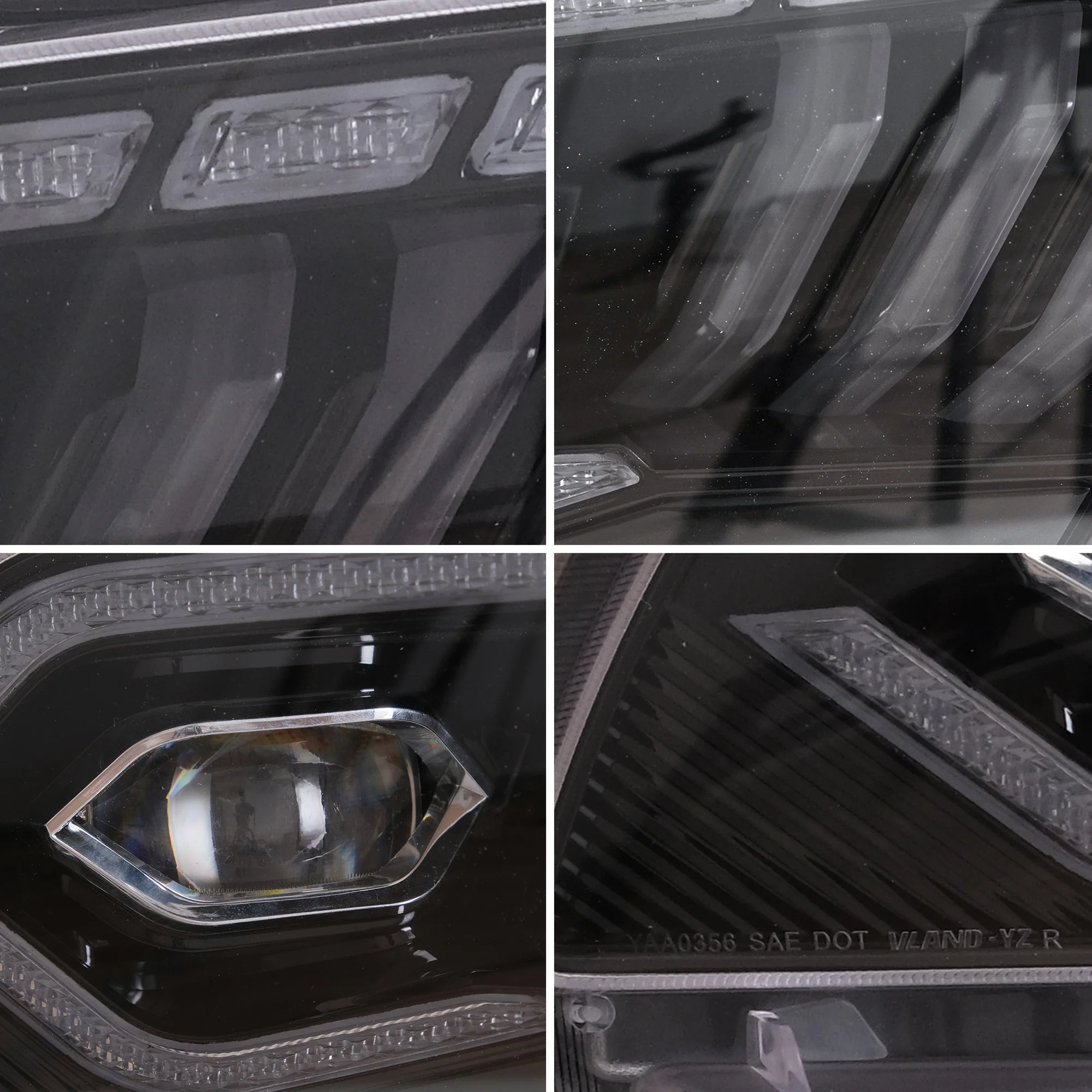 VLAND LED Projector Headlights For 2010-2014 Ford Mustang - Image 7