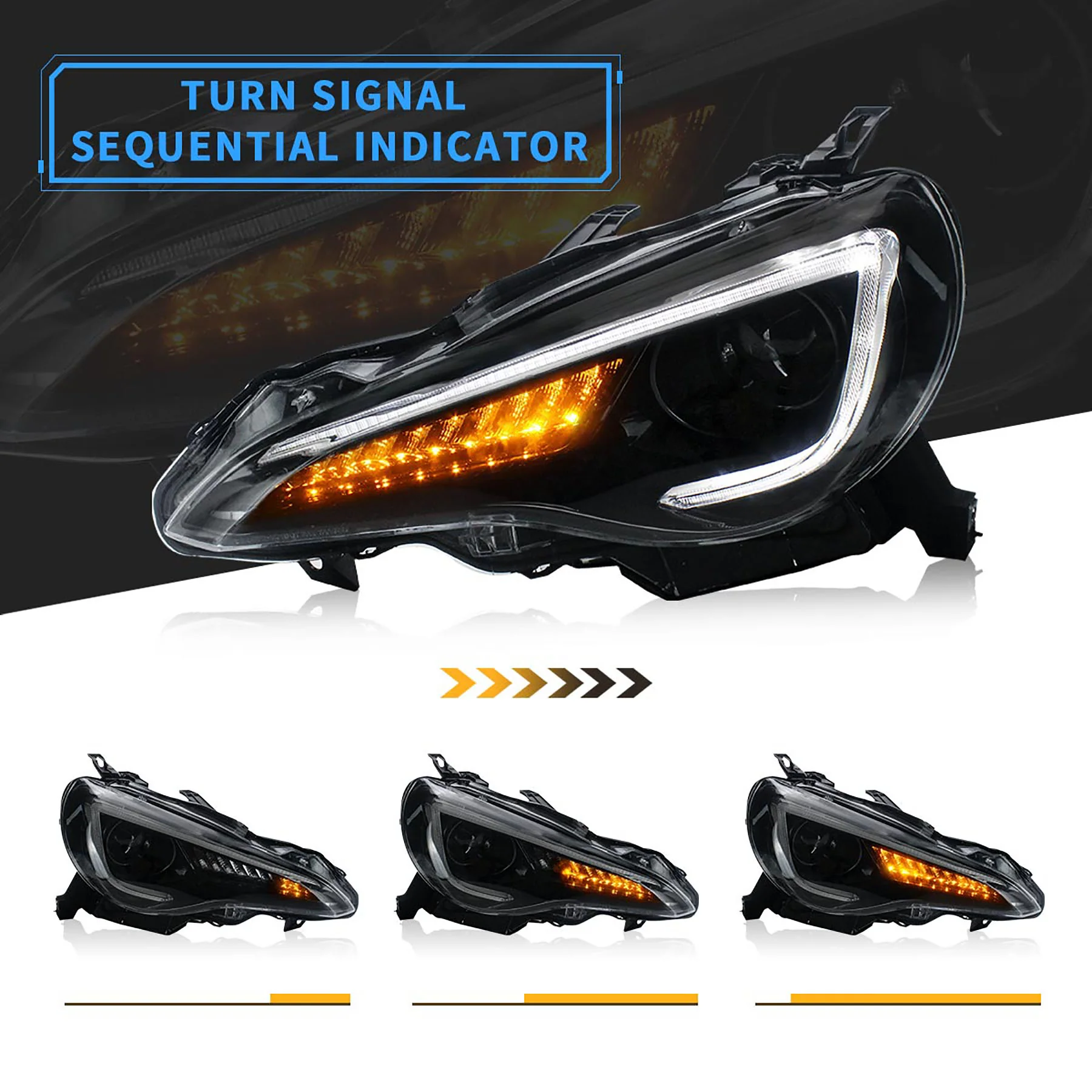 VLAND LED Headlights For 2012–2021 Toyota 86/GT86, Subaru Brz, Scion Frs - Image 4