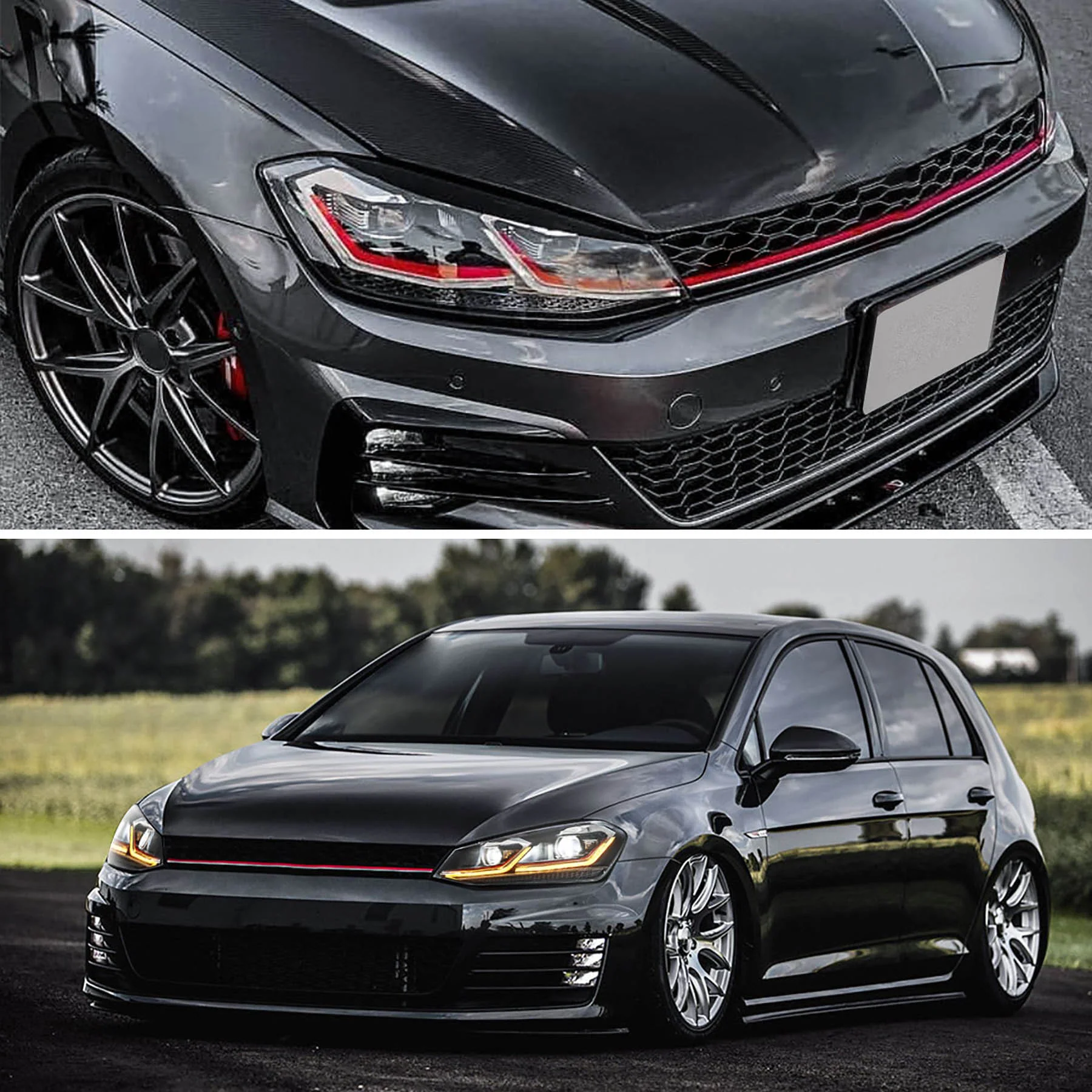 VLAND LED Headlights For 2015-2017 Volkswagen Golf MK7 Halogen Model - Image 8