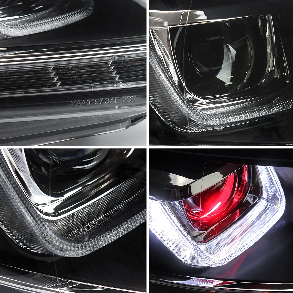 VLAND LED Headlights For 2009-2014 Volkswagen Golf Mk6 Halogen Models - Image 6