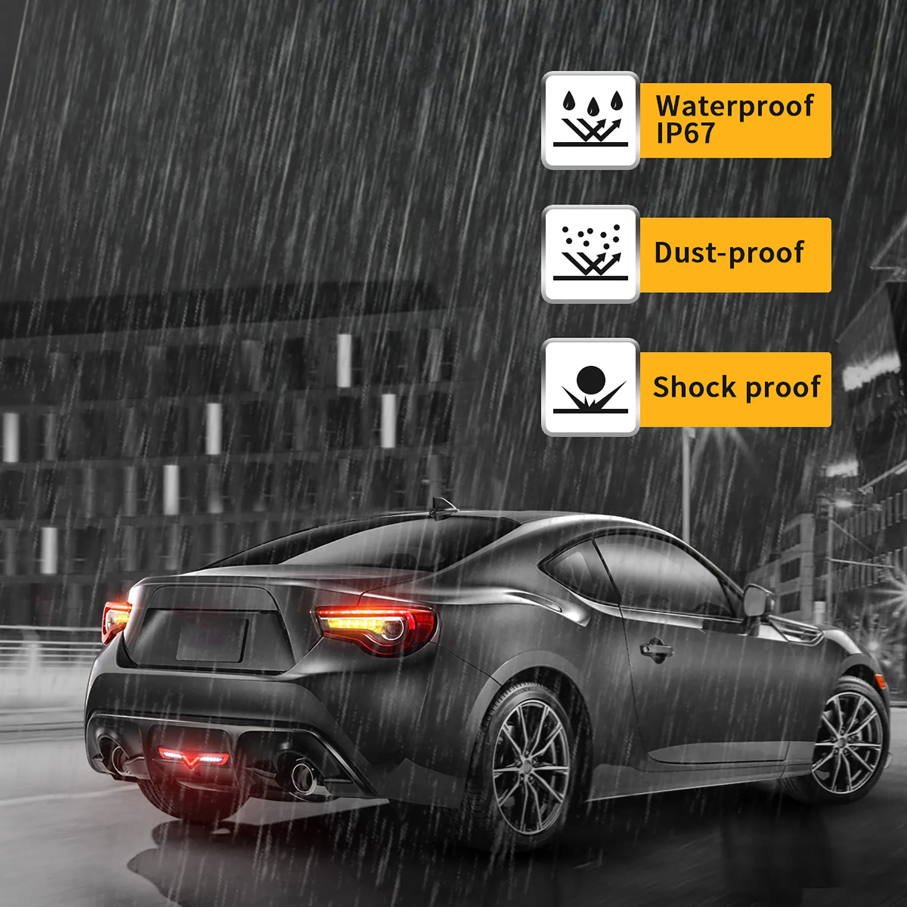 VLAND LED Rear Bumper Light For 2012-2021 Toyota 86 GT86 & Subaru BRZ & Scion FRS - Image 8