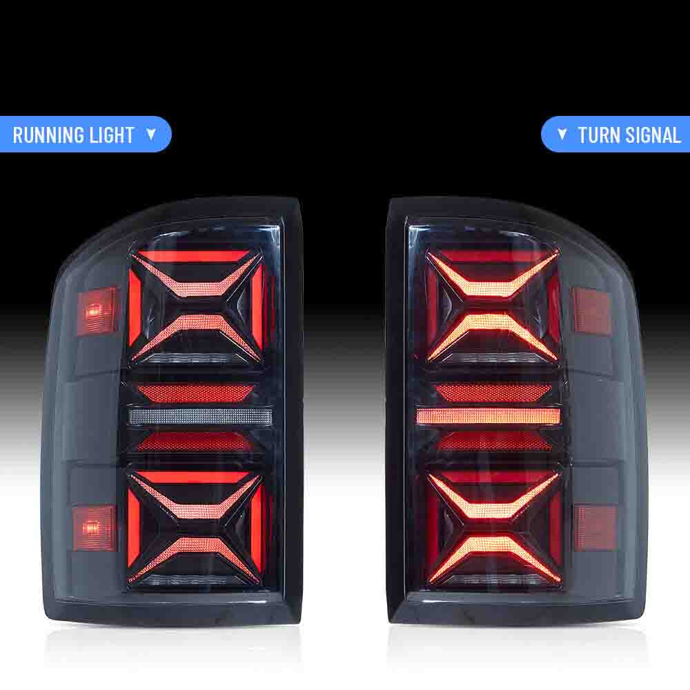 VLAND LED Rear lights For 2014-2018 GMC Sierra 1500 2500HD 3500HD Tail lamps Assembly - Image 3