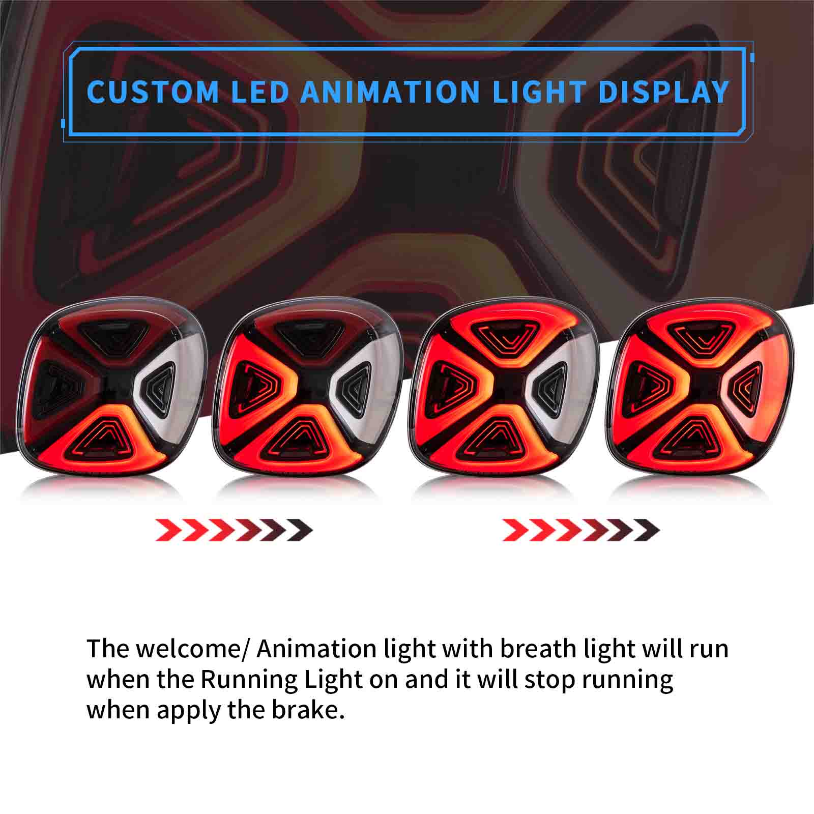 VLAND LED Rear Lights For Smart Fortwo and Forfour 2015-2020 (C453/A453/W453) Taillights - Image 4