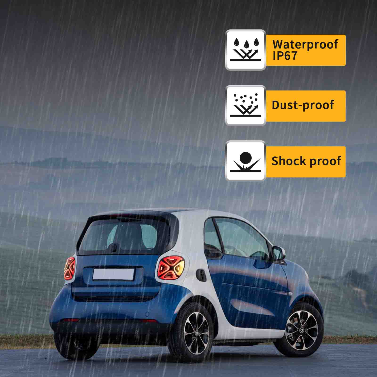 VLAND LED Rear Lights For Smart Fortwo and Forfour 2015-2020 (C453/A453/W453) Taillights - Image 7