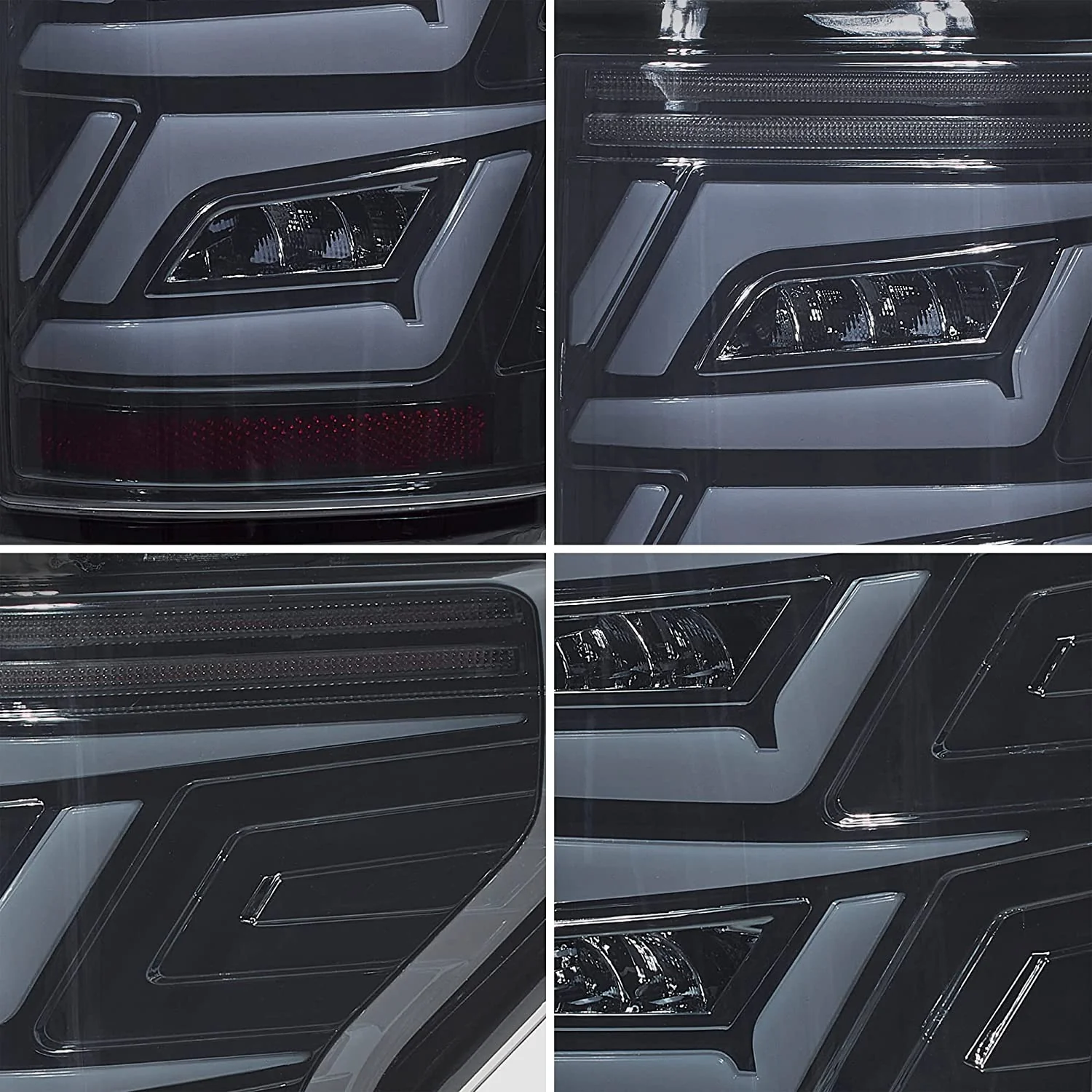 VLAND LED Smoked Taillights For 2015-2020 Ford F150 Halogen Model - Image 6