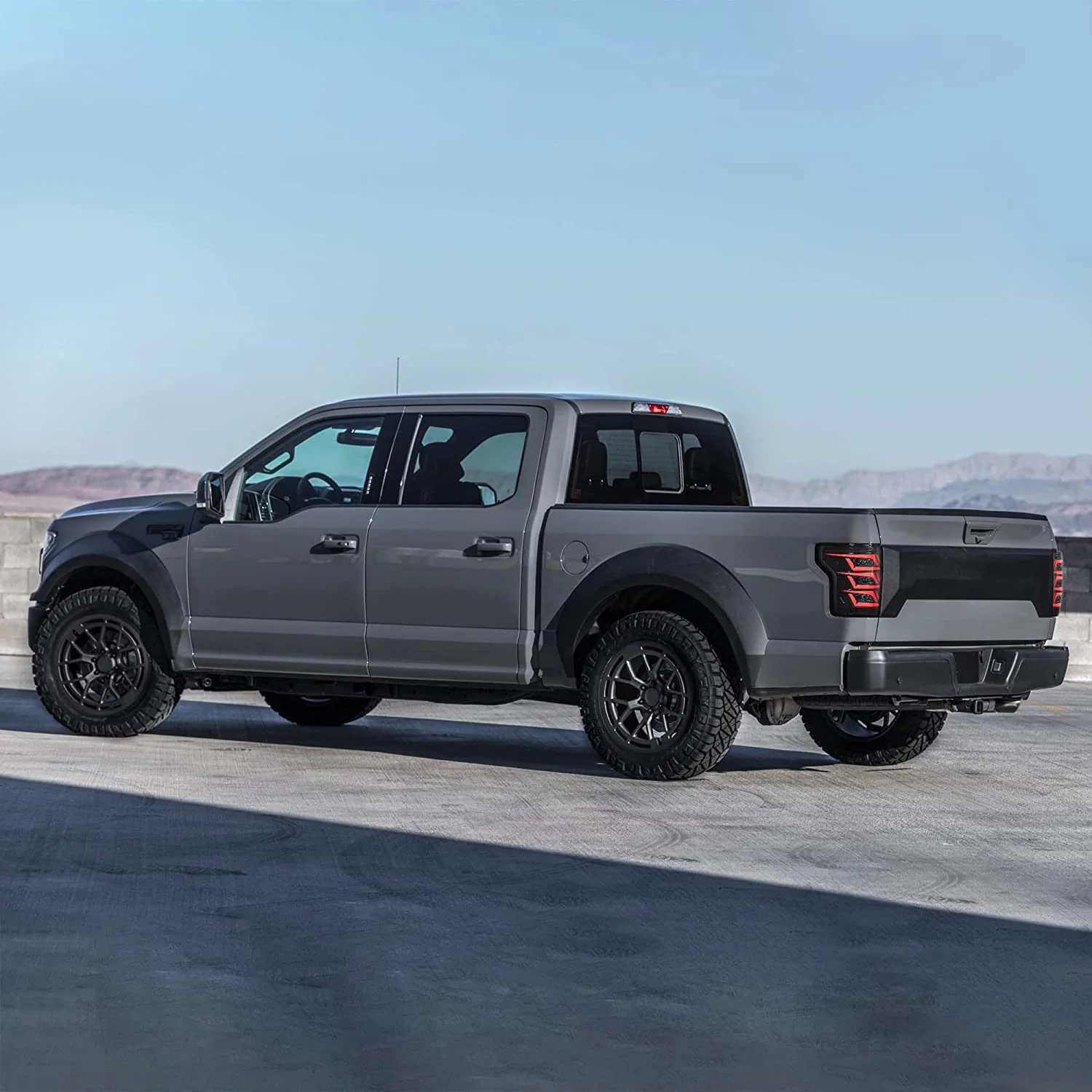 VLAND LED Smoked Taillights For 2015-2020 Ford F150 Halogen Model - Image 8