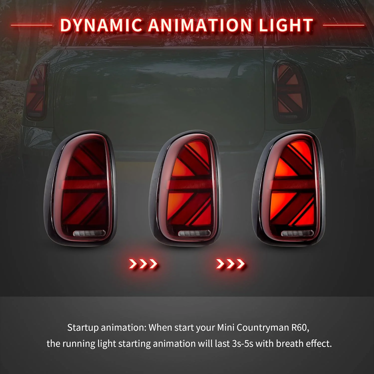 VLAND LED Tail Lights For 2010-2016 Mini Countryman R60 - Image 4