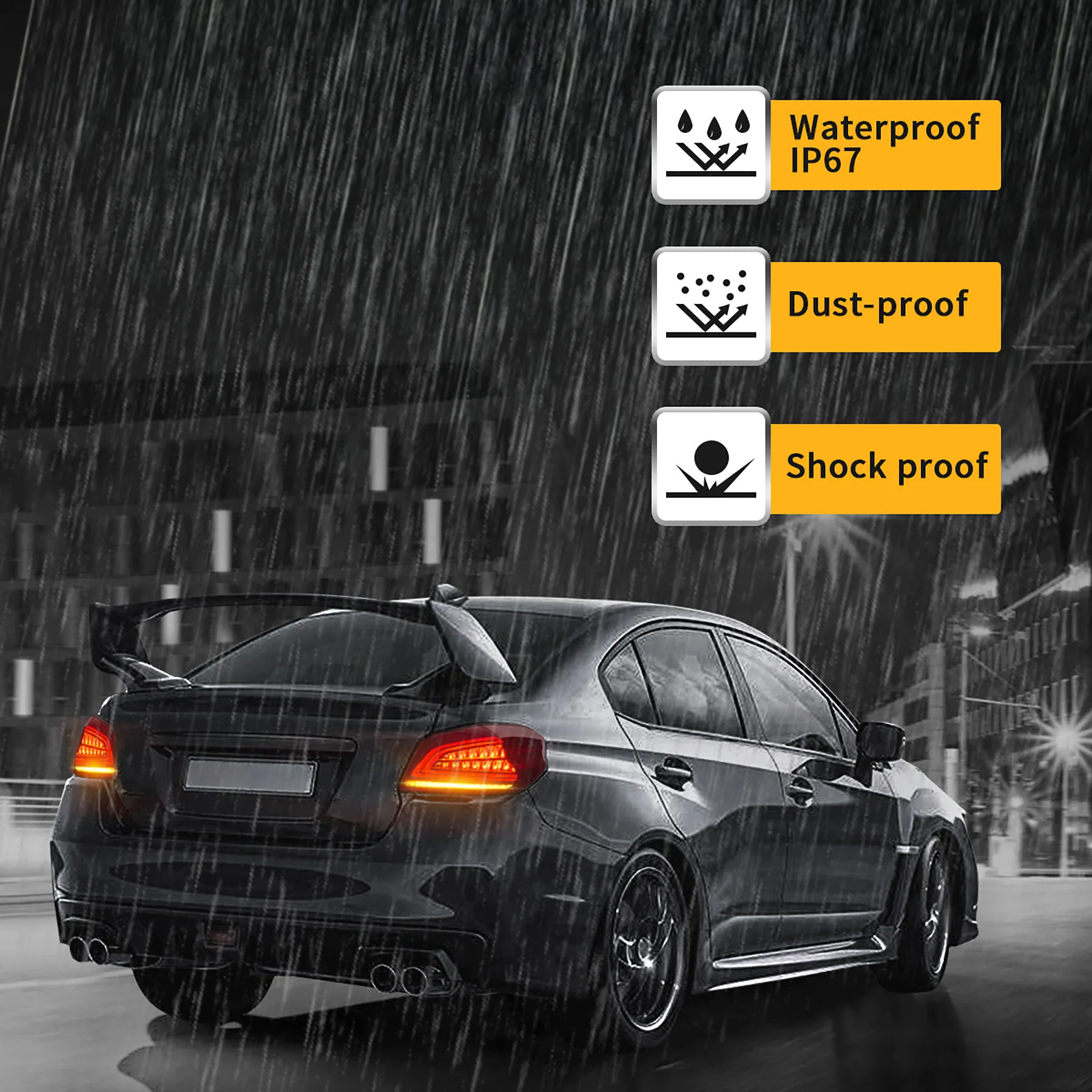 VLAND LED Tail Lights For 2015-2021 Subaru WRX - Image 6