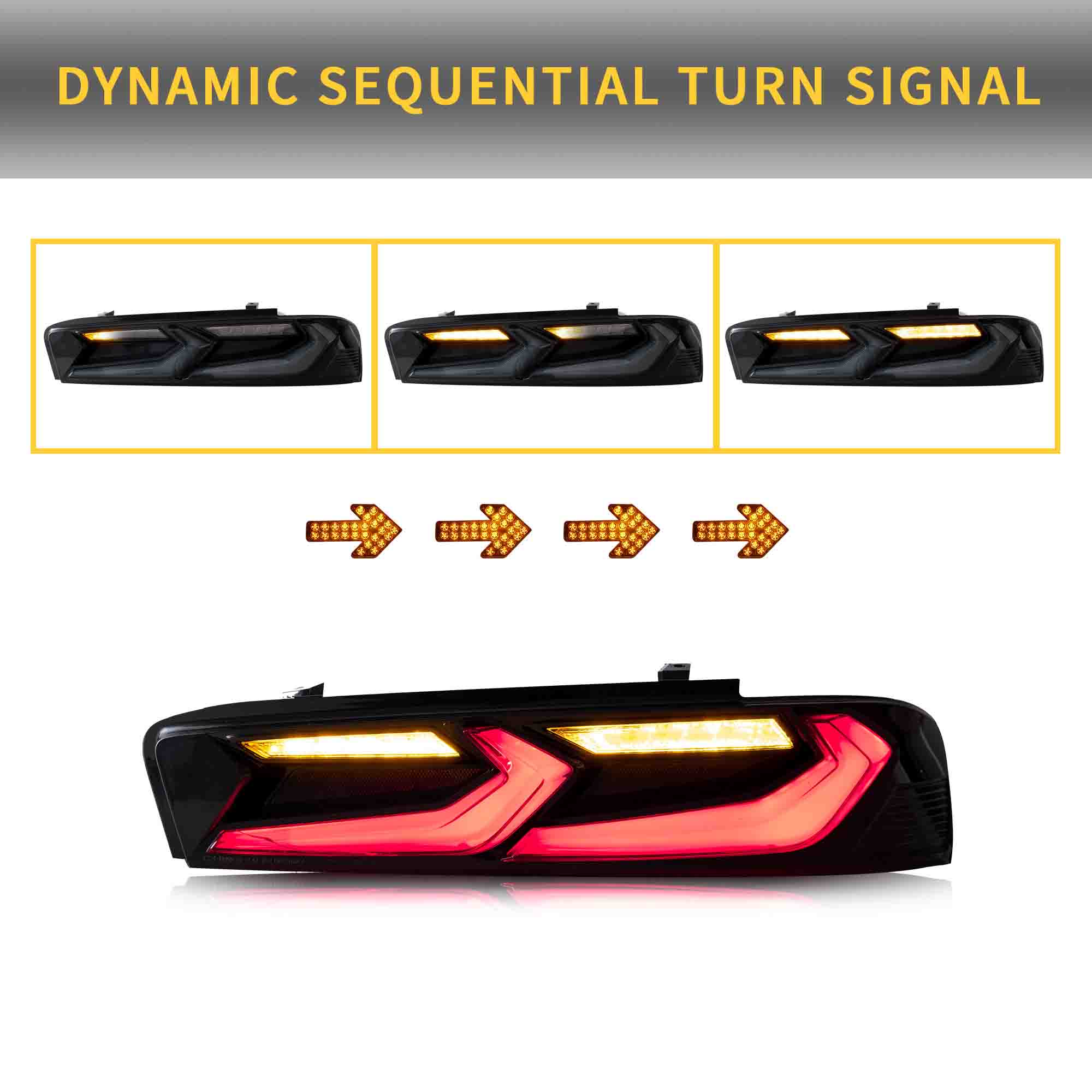 VLAND LED Taillights For 2016-2018 Chevrolet Camaro - Image 5