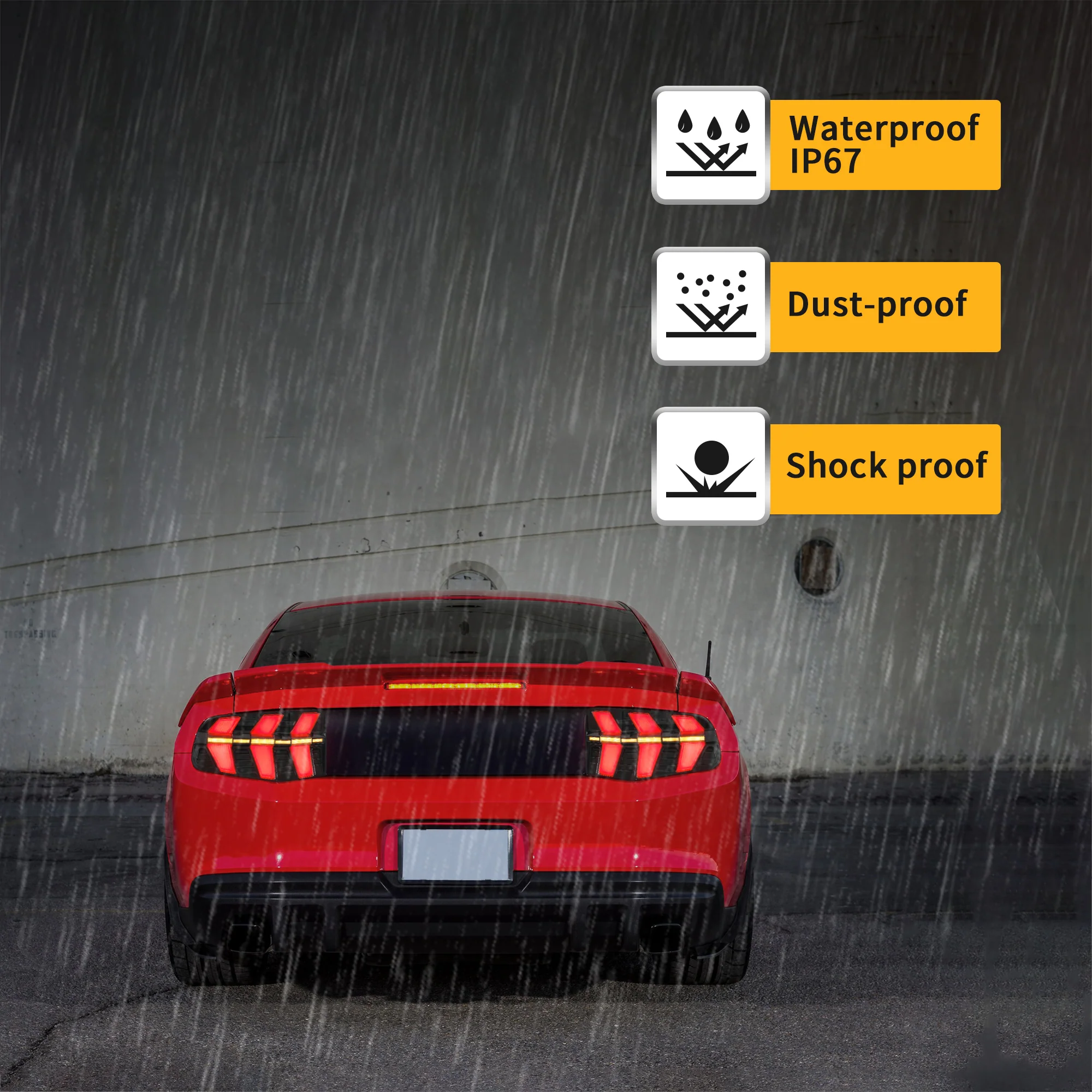 VLAND LED Taillights For 2010 2011 2012 Ford Mustang - Image 8