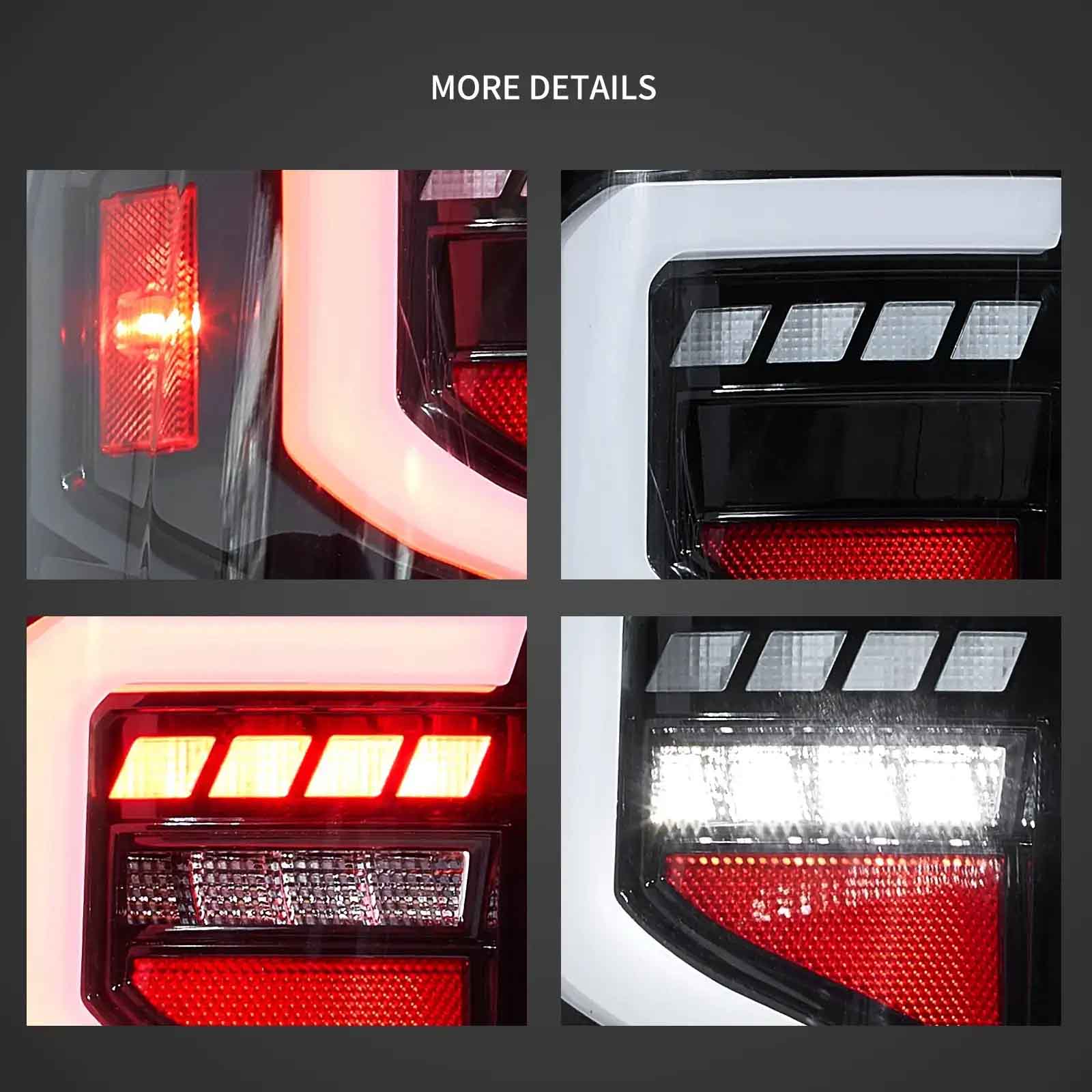 VLAND LED Tail lights For GMC Sierra 1500 2500HD 3500HD 2014-2018 Rear lamps Assembly - Image 3
