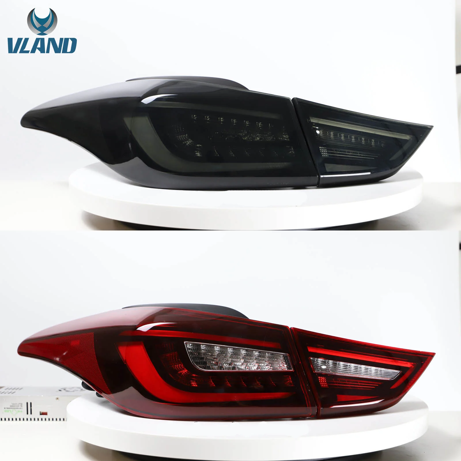 VLAND Led Rear Lamps For 2011-2015 Hyundai Elantra Sedan & Coupe Aftermarket Tail Lights - Image 5