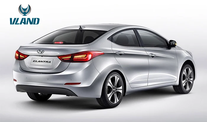 VLAND Led Rear Lamps For 2011-2015 Hyundai Elantra Sedan & Coupe Aftermarket Tail Lights - Image 8