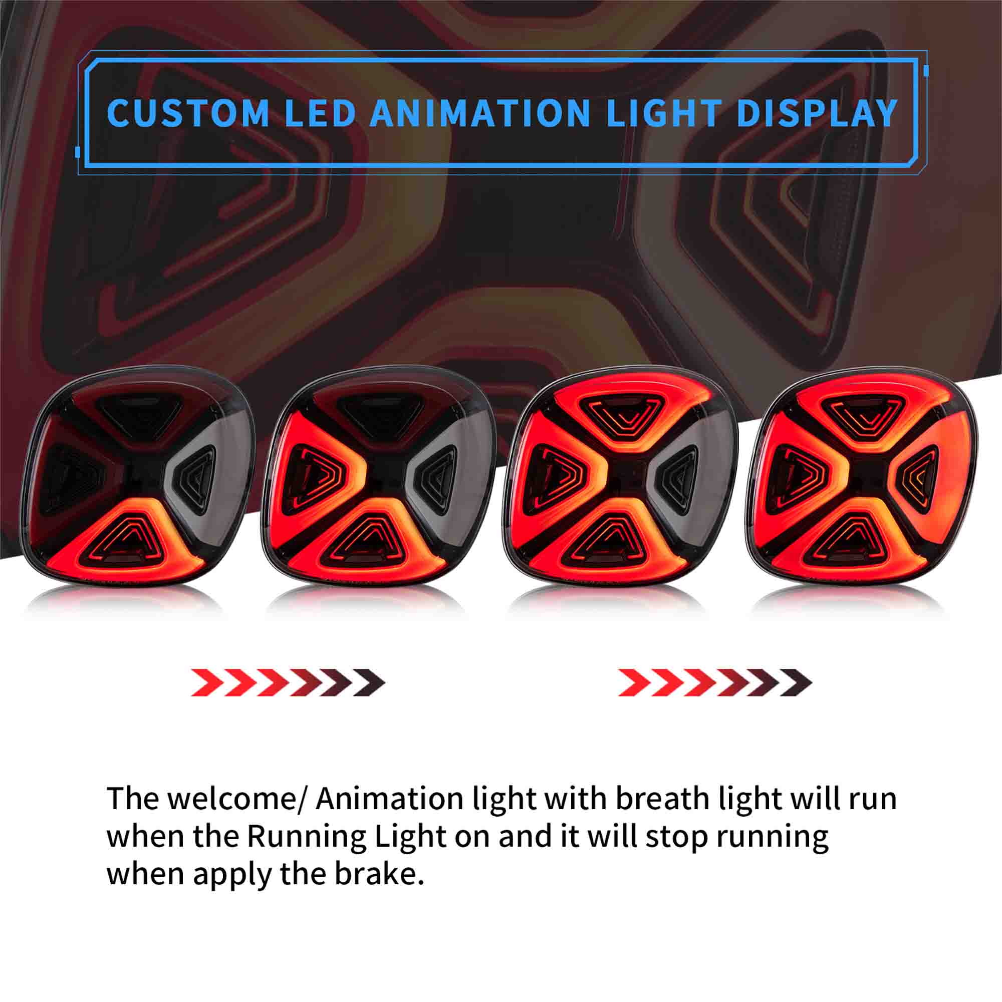 VLAND LED Tail Lights For 2015-2020 Smart Fortwo Forfour C453/A453/W453 - Image 4
